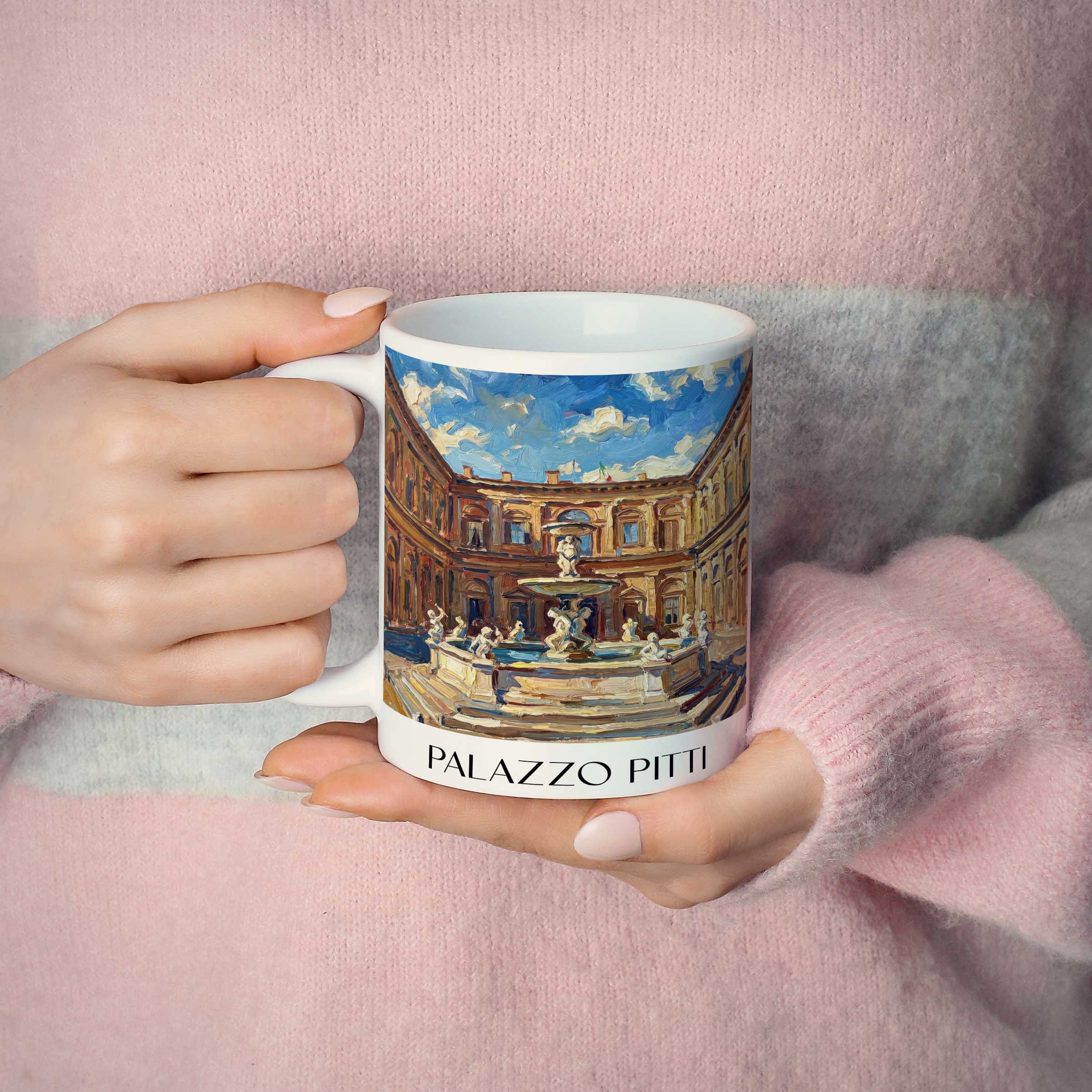 palazzo-pitti-florenz-italien-kaffeebecher-oil-painting-oelgemaelde