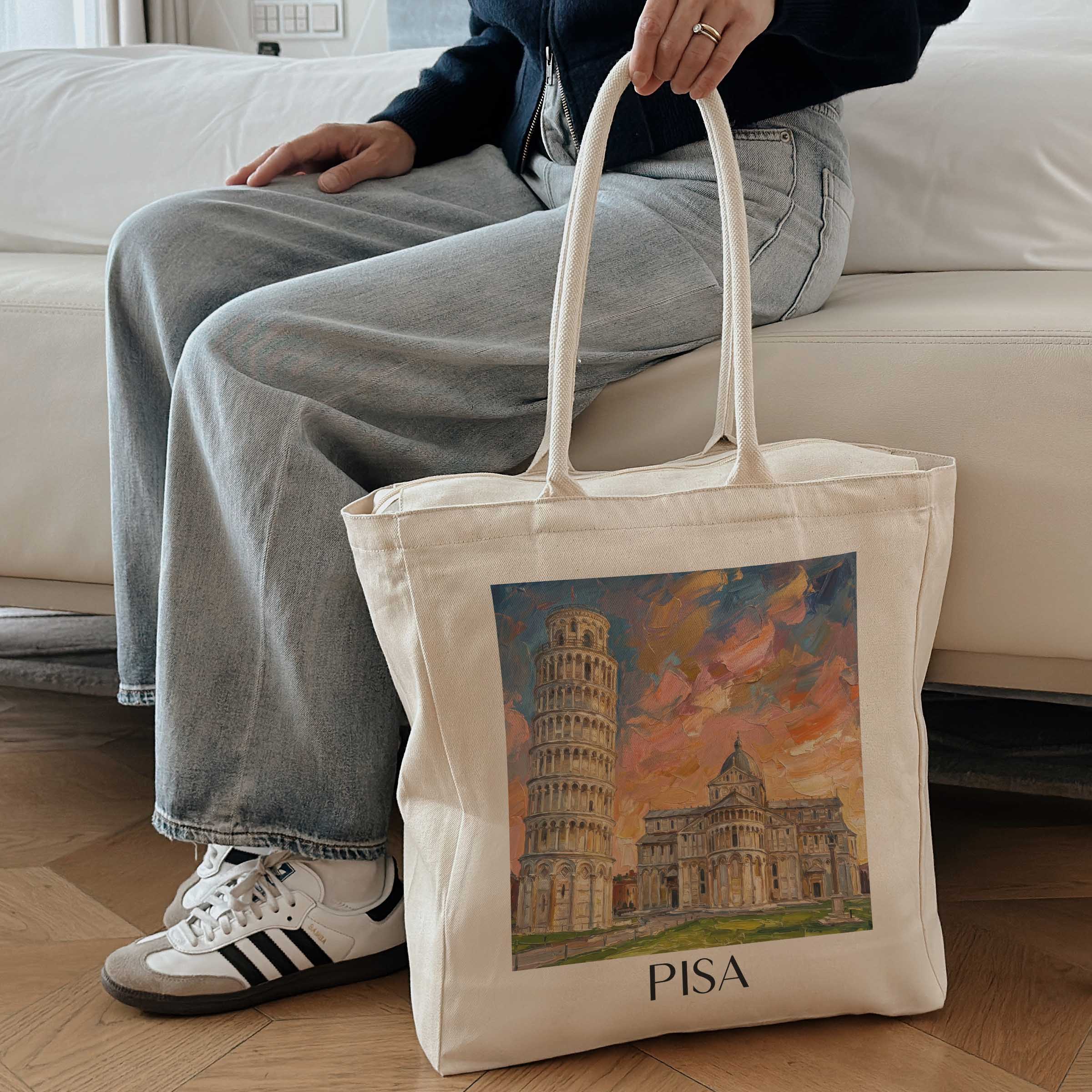 pisa--italien-italien-einkaufstasche-oil-painting-oelgemaelde