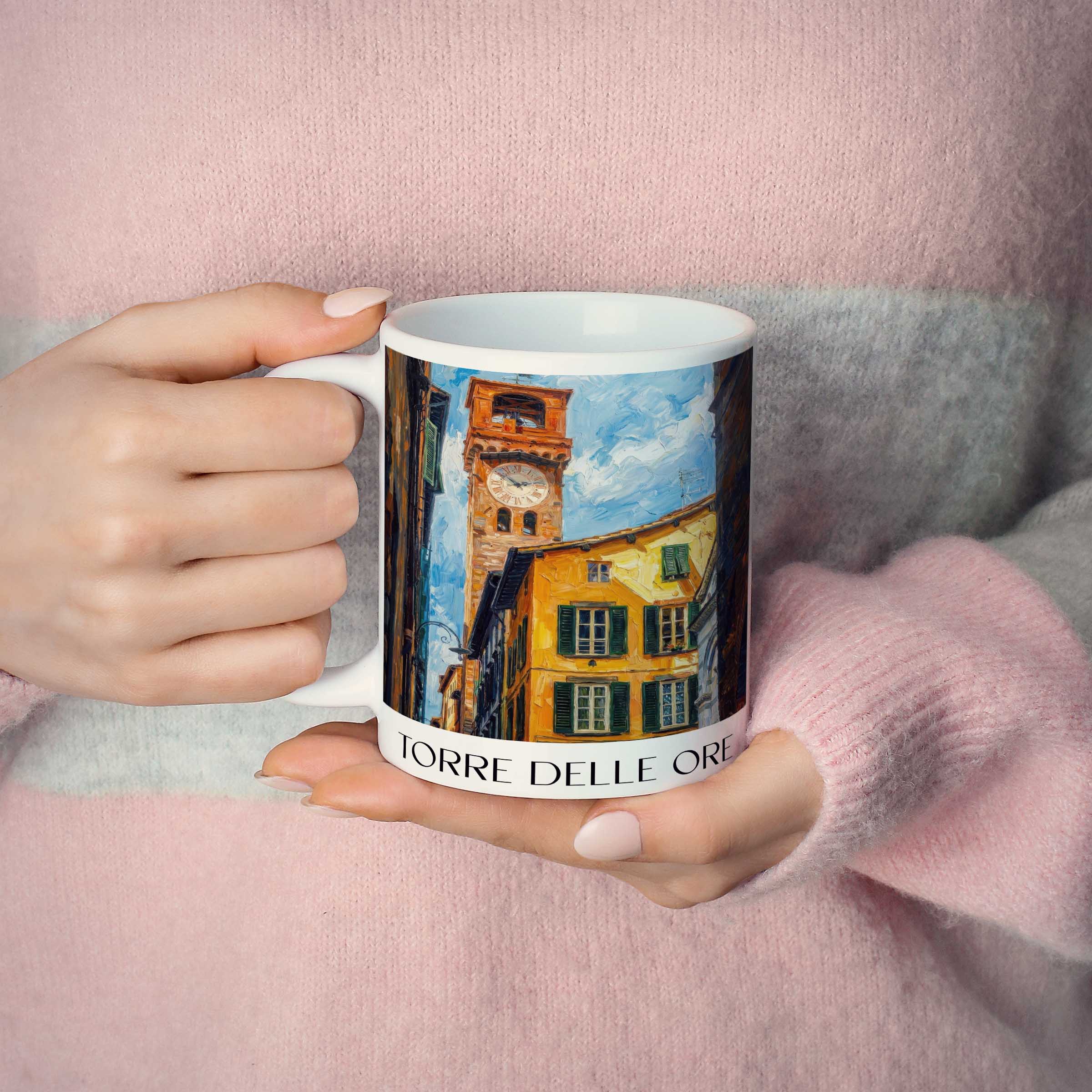 torre-delle-ore-lucca-italien-kaffeebecher-oil-painting-oelgemaelde