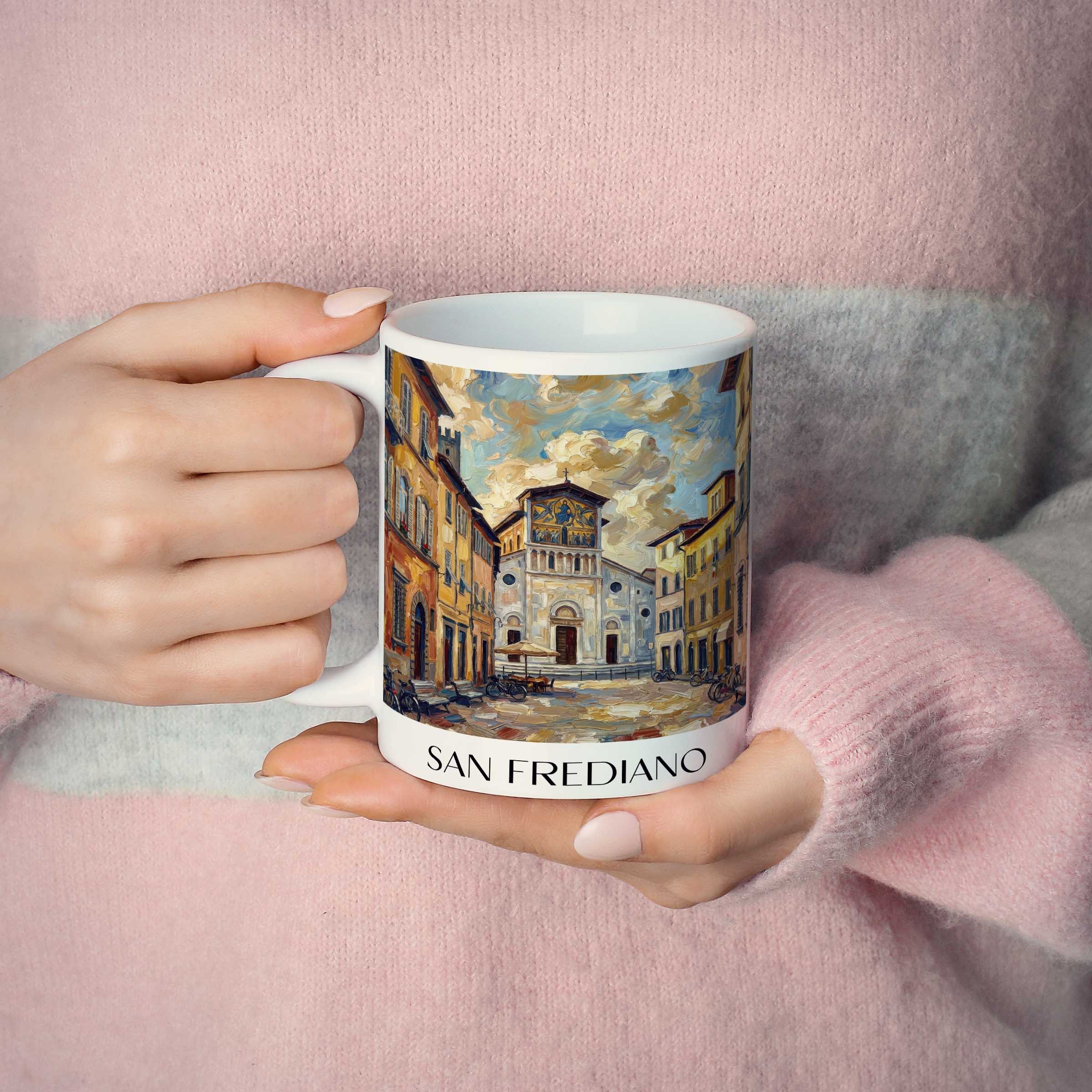 san-frediano-lucca-italien-kaffeebecher-oil-painting-oelgemaelde