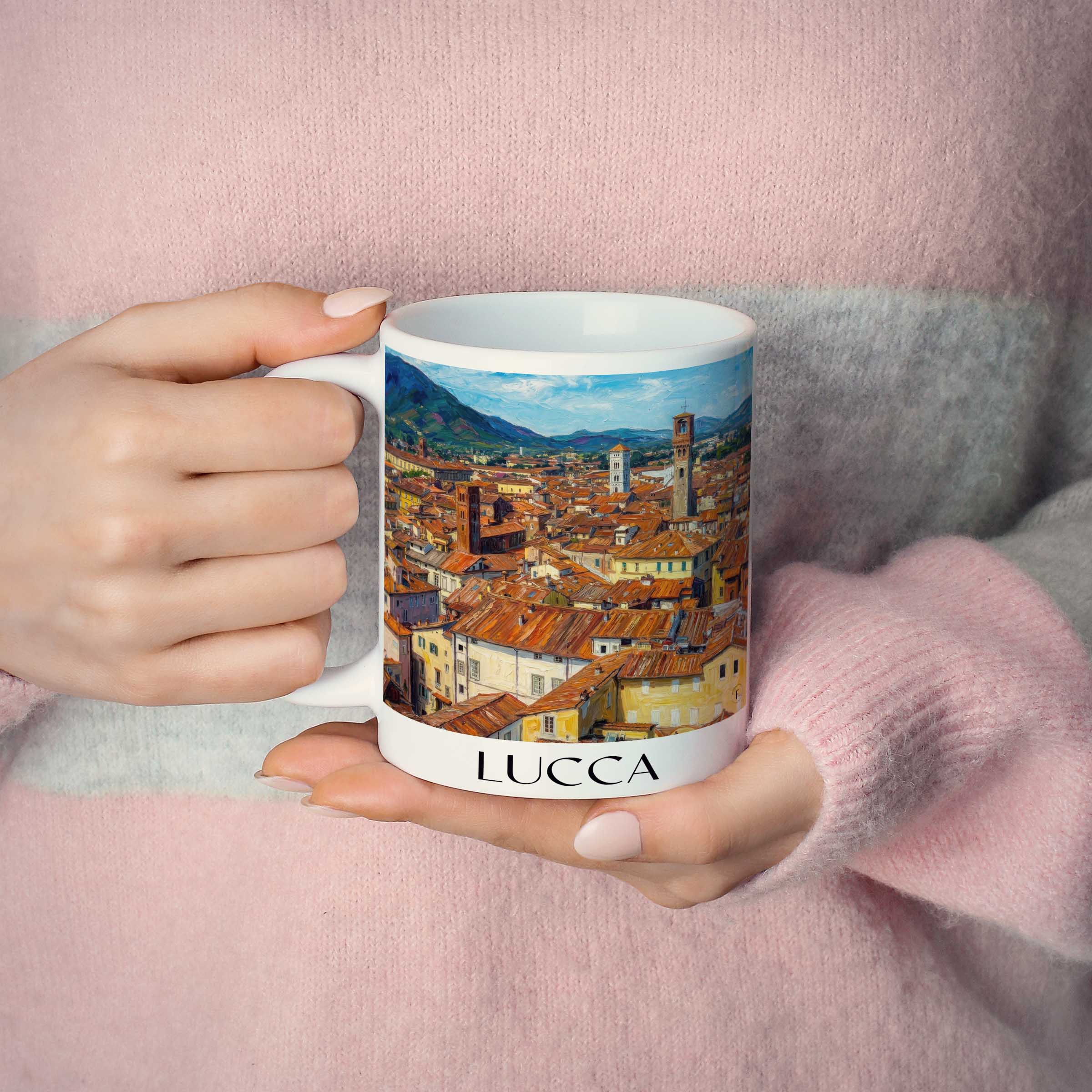 lucca-toskana-italien-kaffeebecher-oil-painting-oelgemaelde
