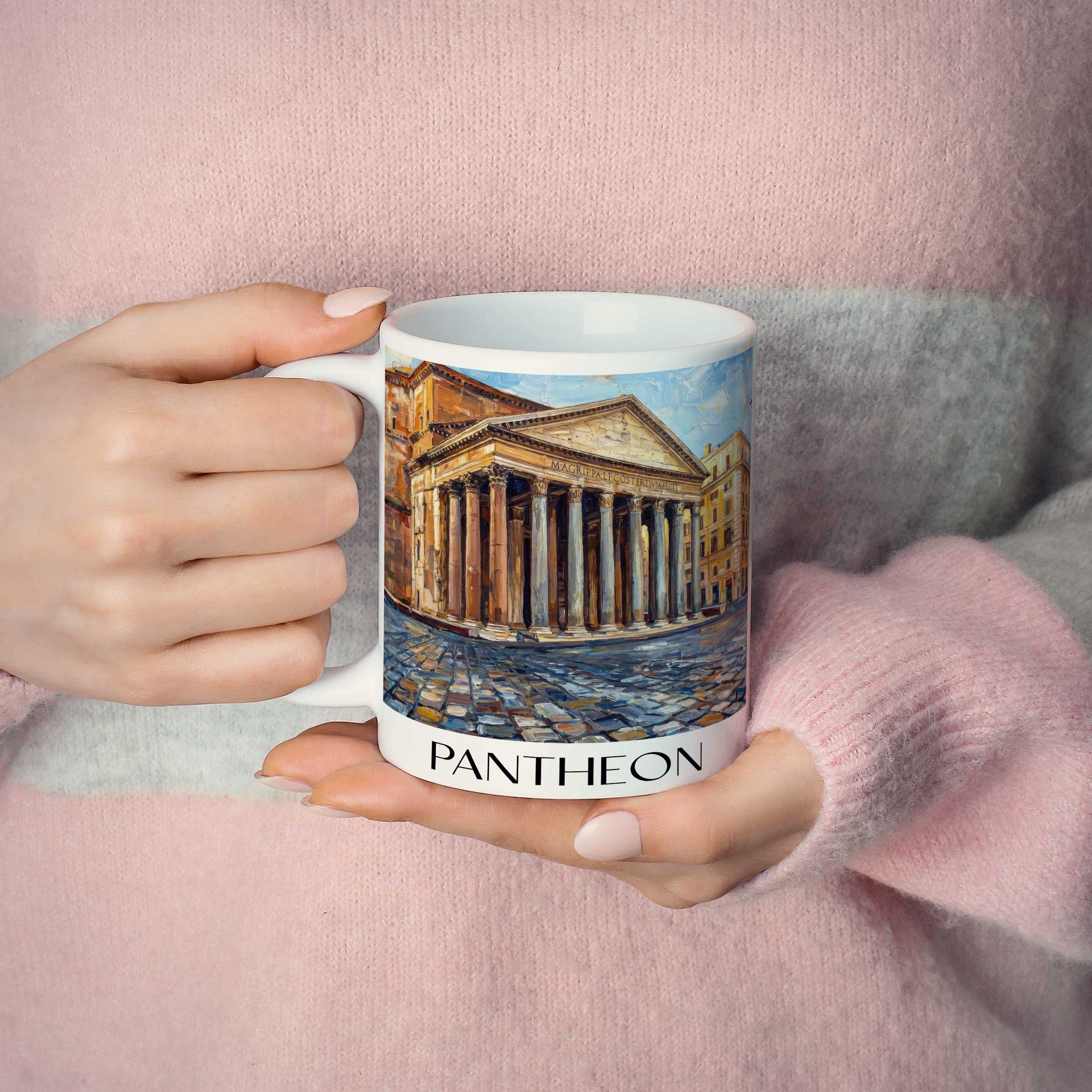 pantheon-rom-italien-kaffeebecher-oil-painting-oelgemaelde