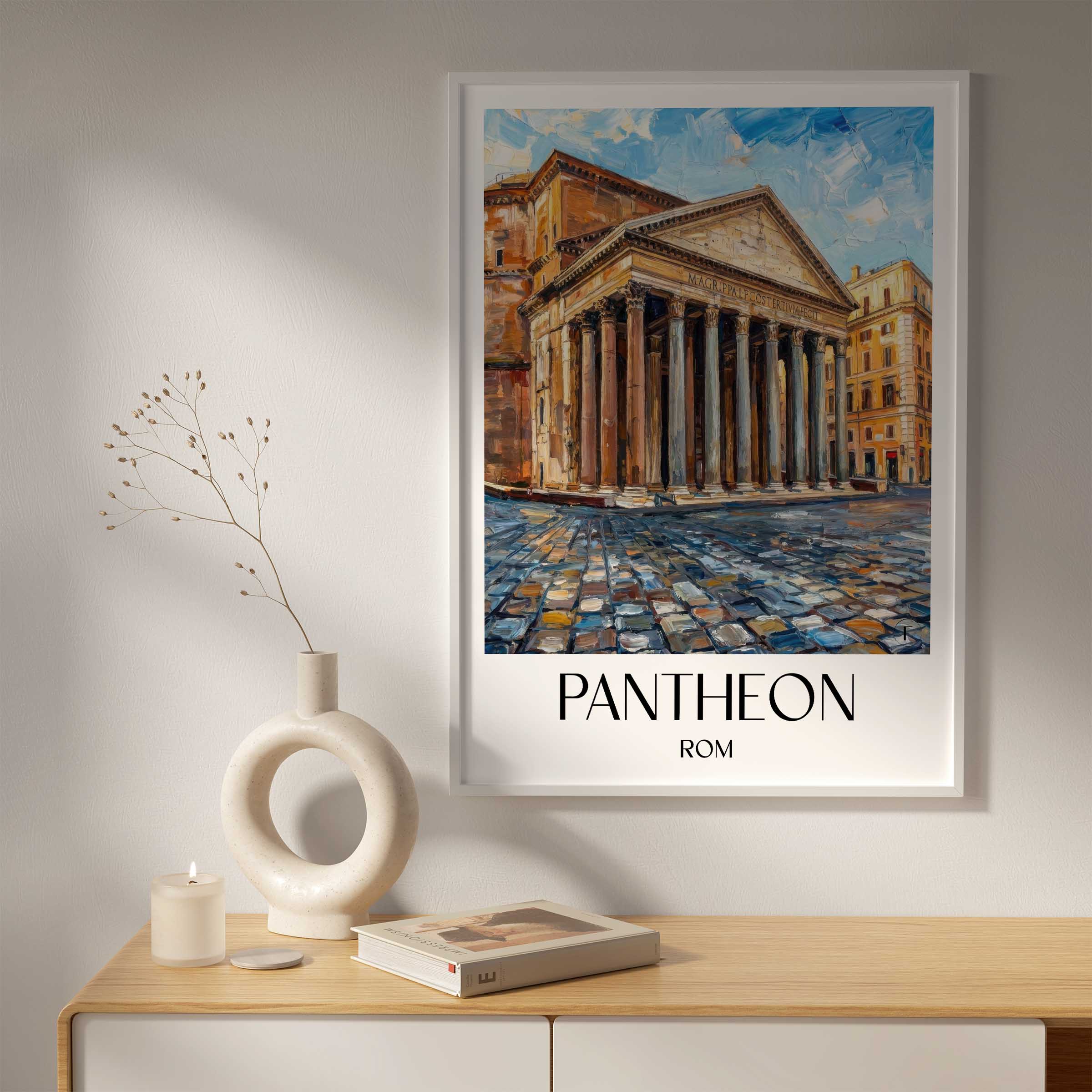 pantheon-rom-italien-poster-oil-painting-oelgemaelde