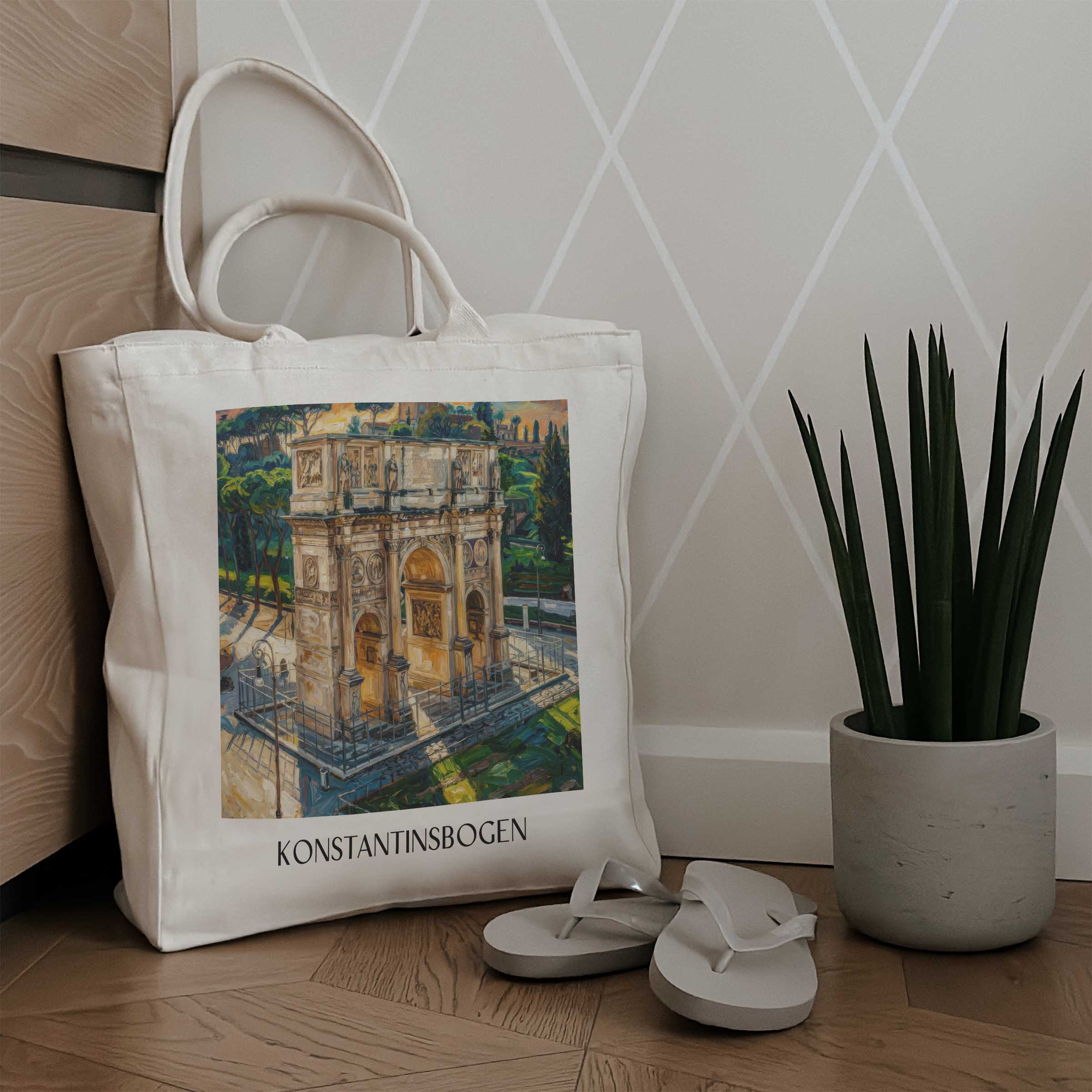 konstantinsbogen-rom-italien-einkaufstasche-oil-painting-oelgemaelde