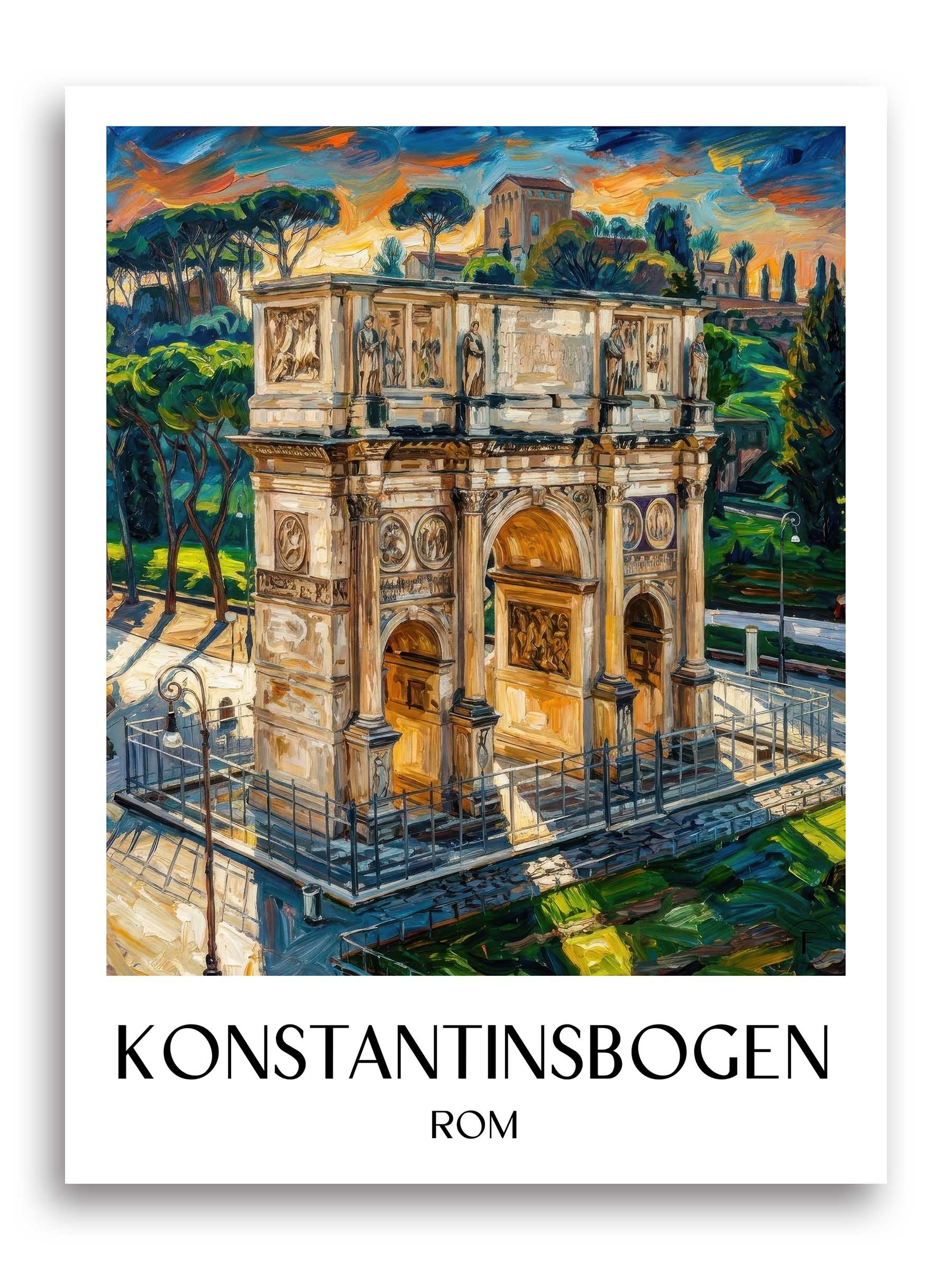 konstantinsbogen-rom-italien-poster-oil-painting-oelgemaelde