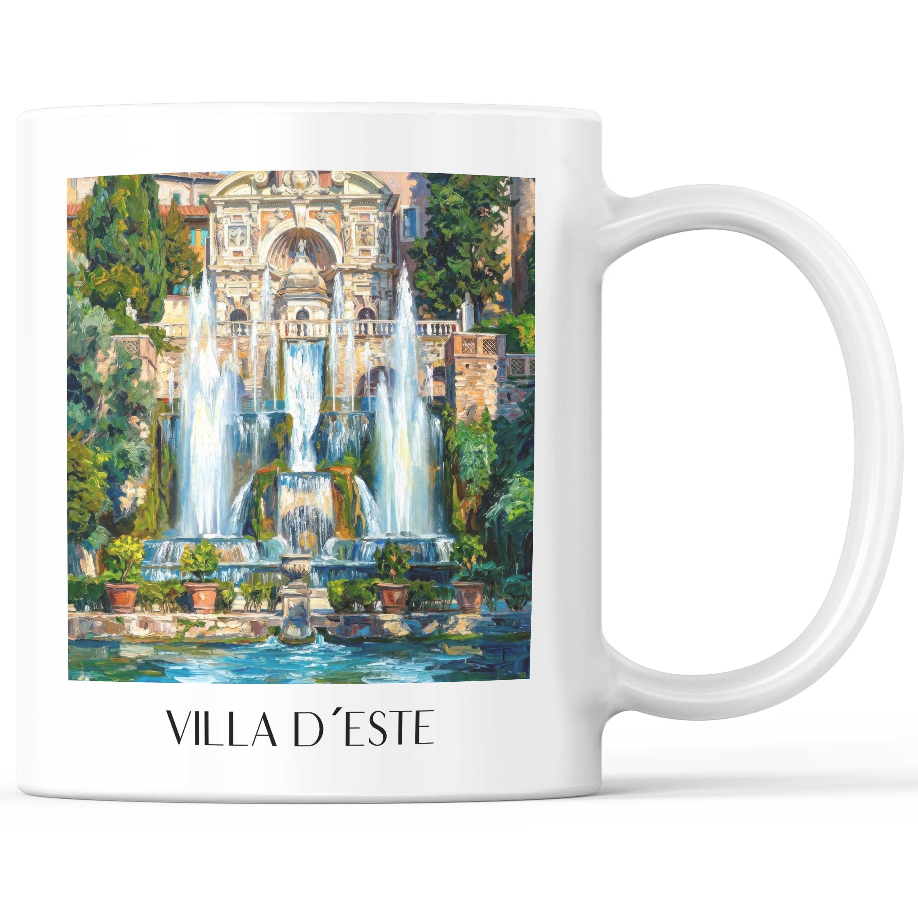 villa-d´este-tivoli-italien-kaffeebecher-oil-painting-oelgemaelde