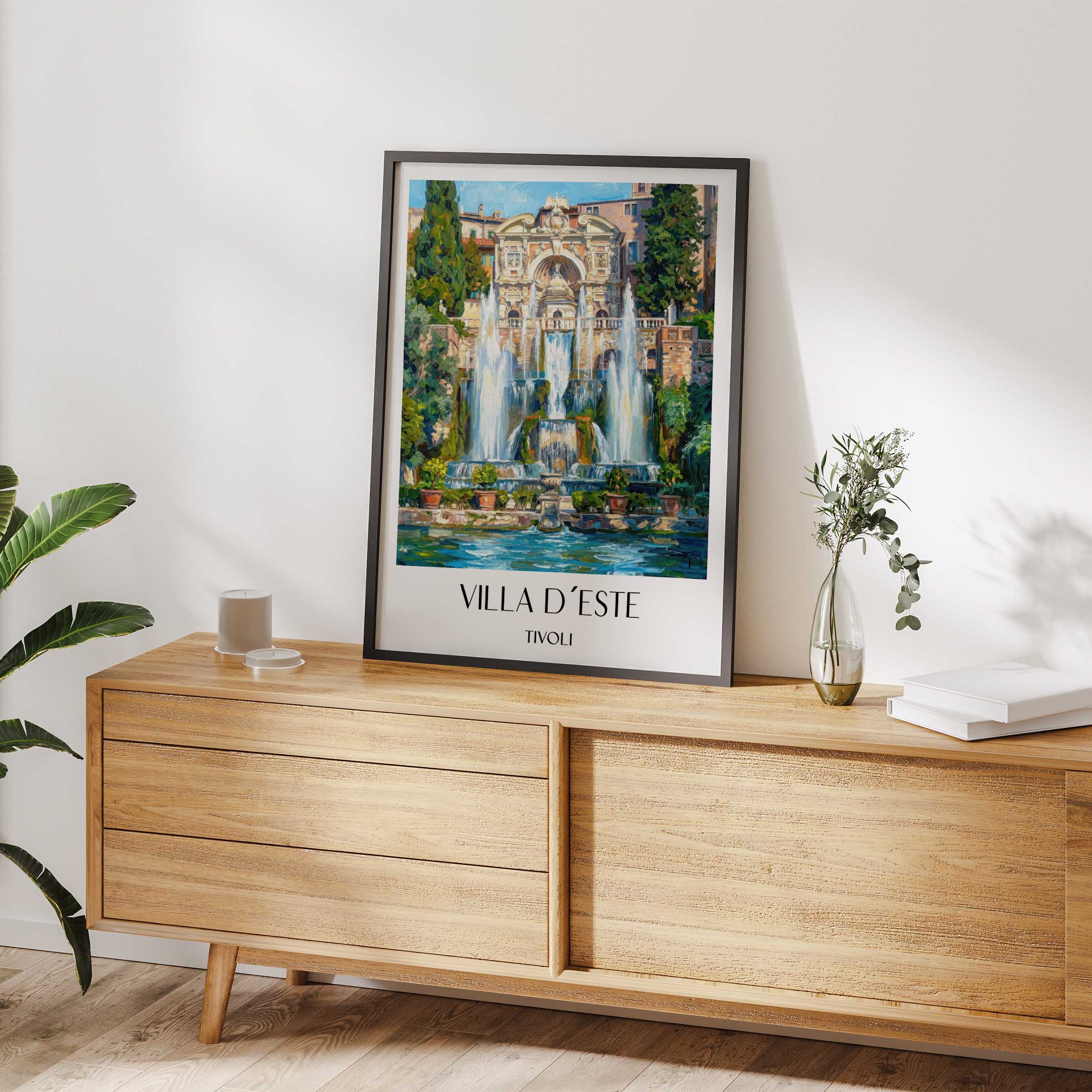 villa-d´este-tivoli-italien-poster-oil-painting-oelgemaelde