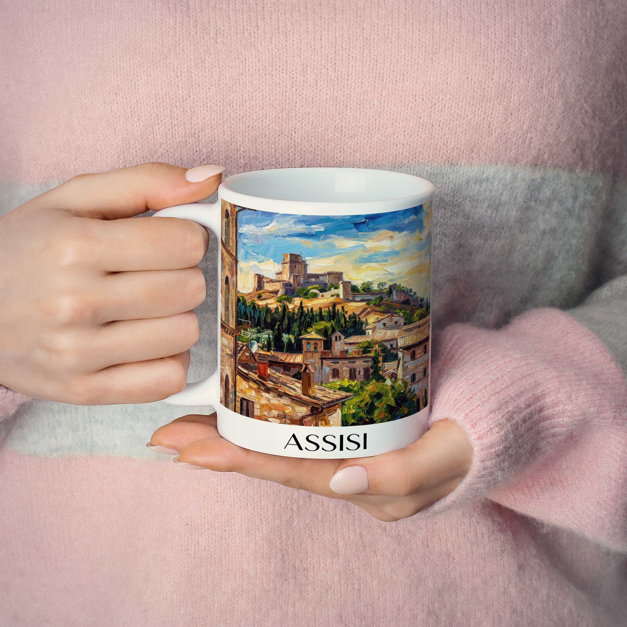 assisi-umbrien-italien-kaffeebecher-oil-painting-oelgemaelde