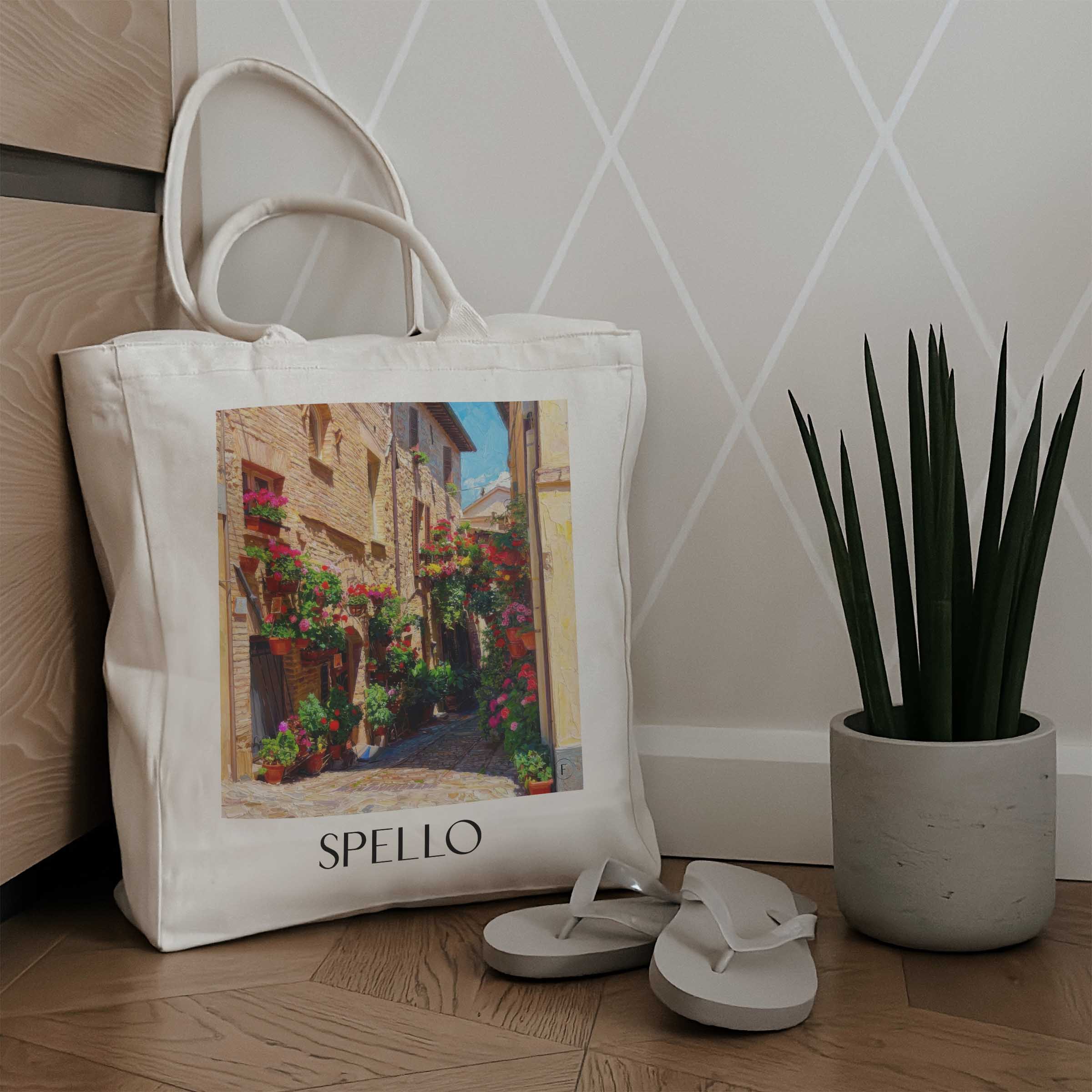 spello-umbrien-italien-einkaufstasche-oil-painting-oelgemaelde