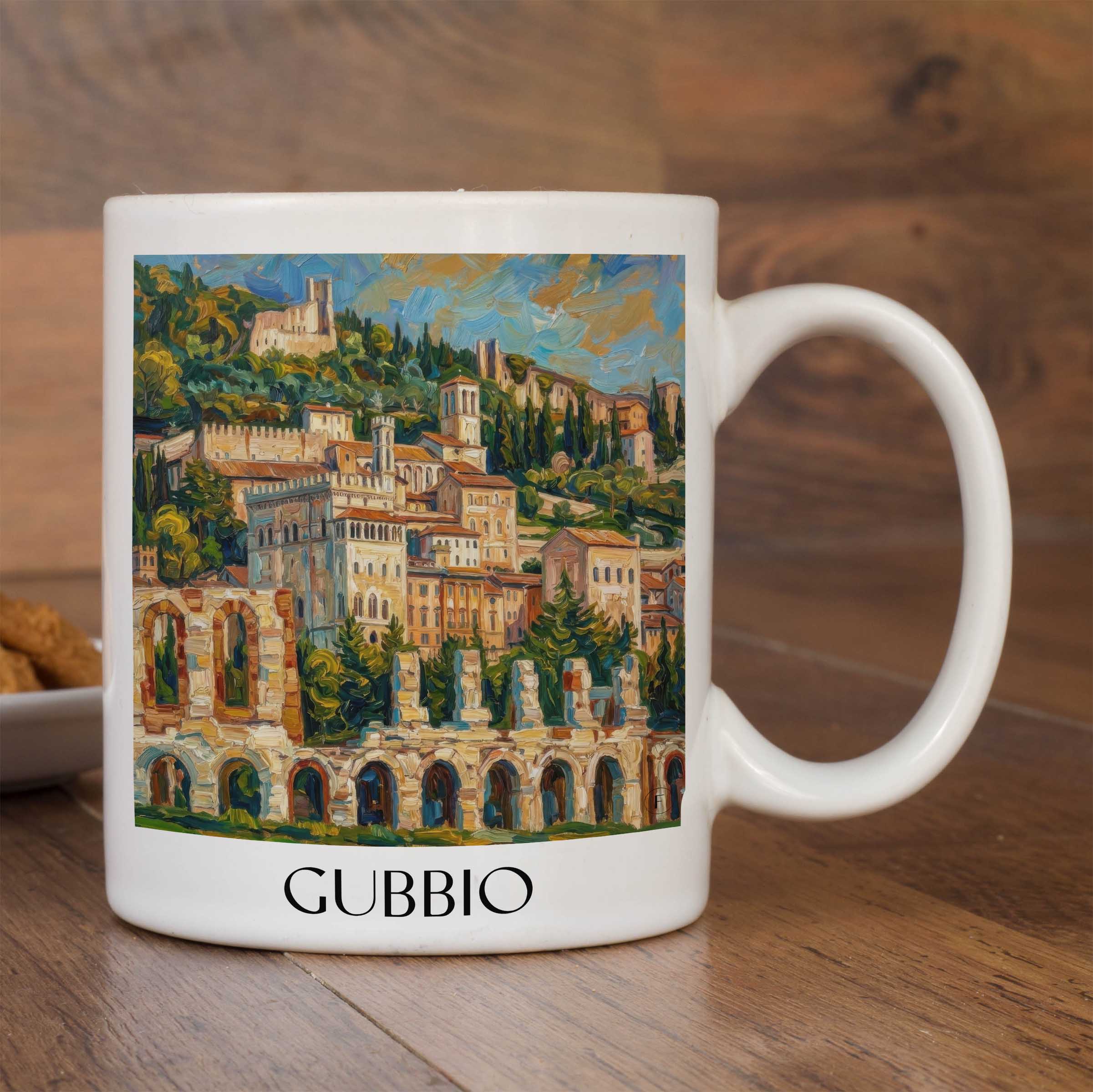 gubbio-umbrien-italien-kaffeebecher-oil-painting-oelgemaelde