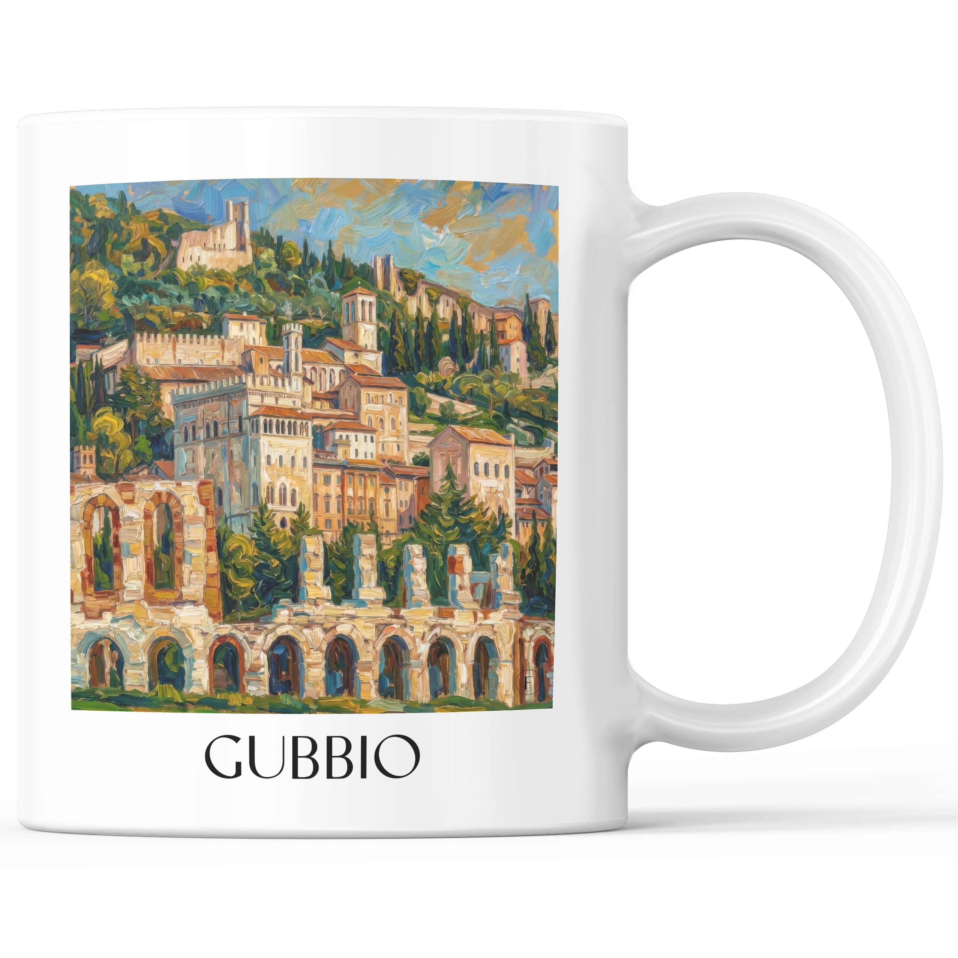 gubbio-umbrien-italien-kaffeebecher-oil-painting-oelgemaelde