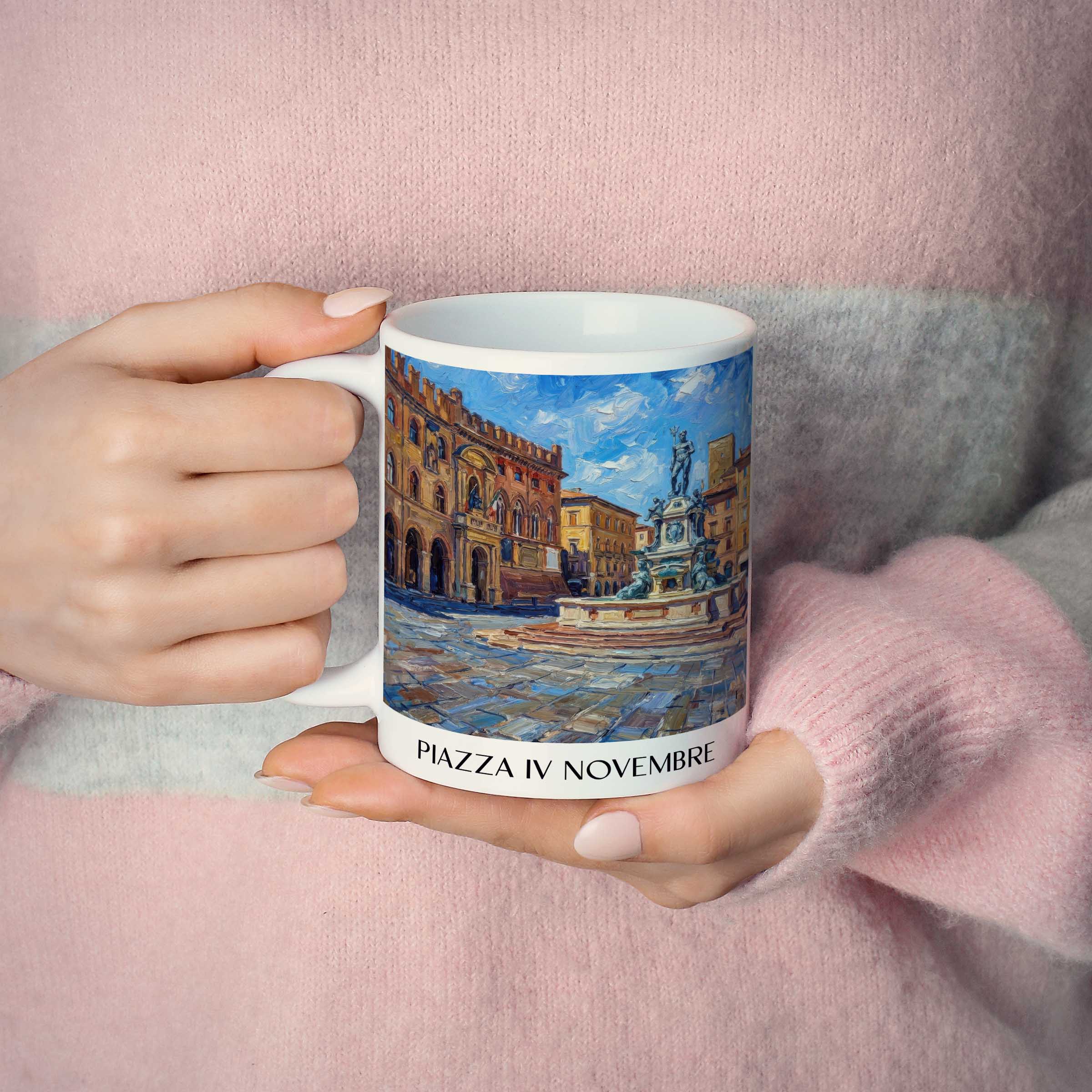 piazza-iv-novembre-perugia-italien-kaffeebecher-oil-painting-oelgemaelde