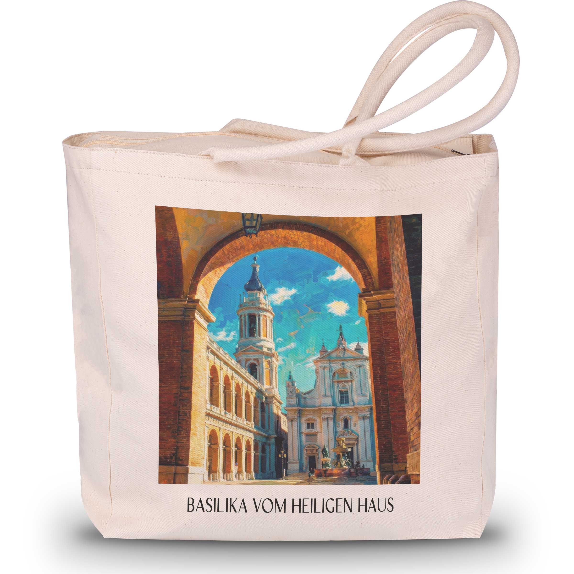 basilika-vom-heiligen-haus-loreto-italien-einkaufstasche-oil-painting-oelgemaelde