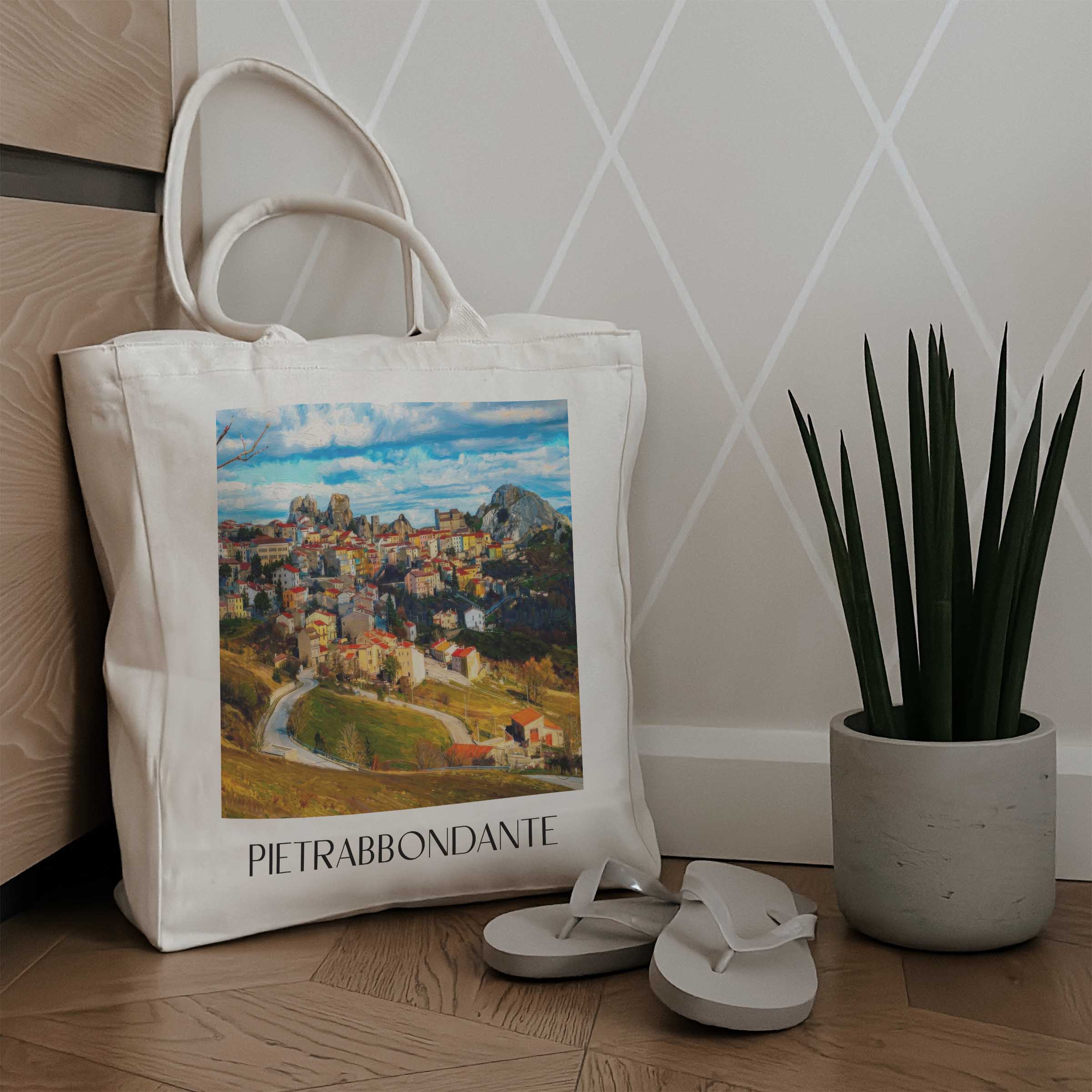pietrabbondante-isernia-italien-einkaufstasche-oil-painting-oelgemaelde