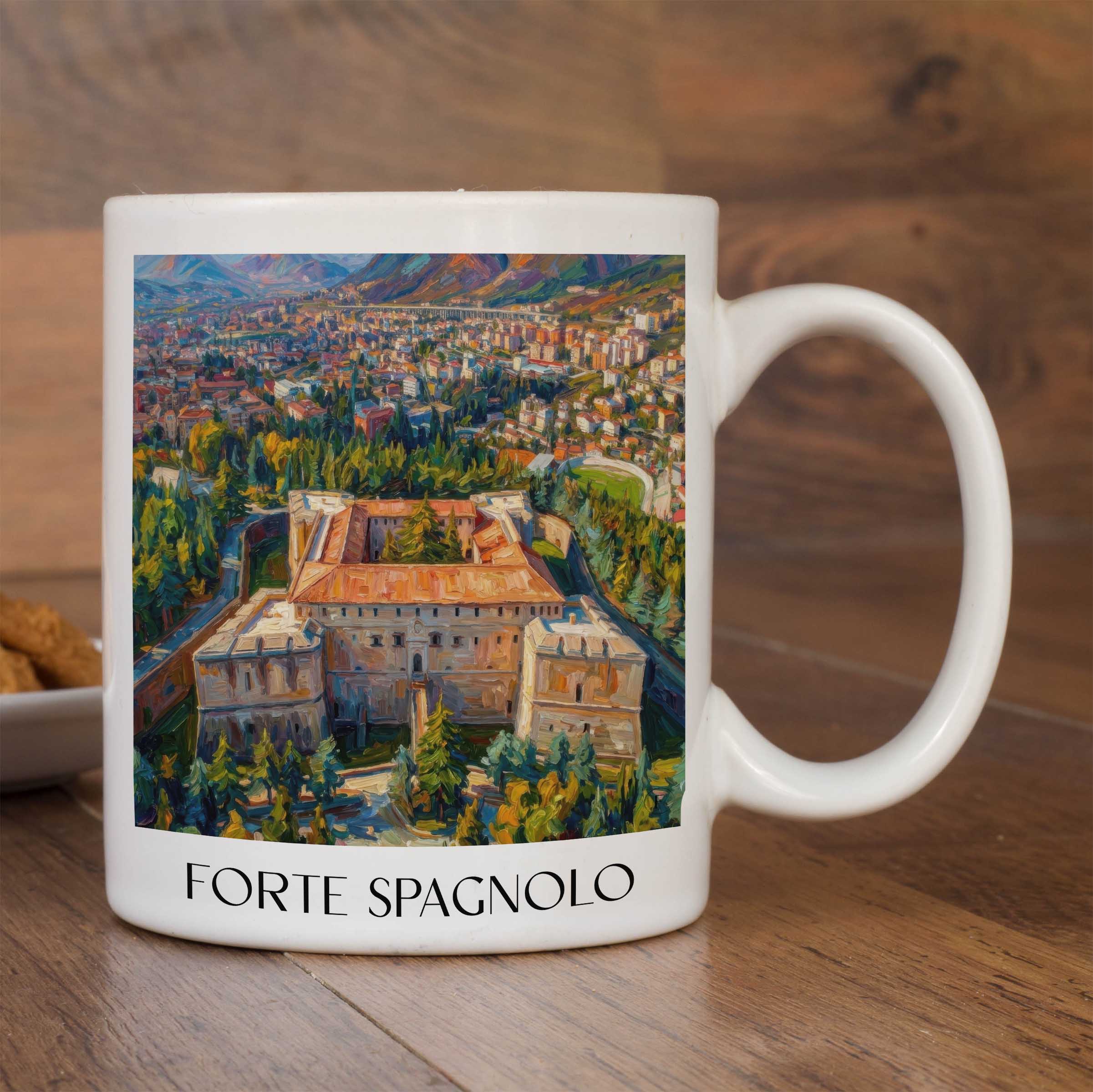 forte-spagnolo-l´aquila-italien-kaffeebecher-oil-painting-oelgemaelde