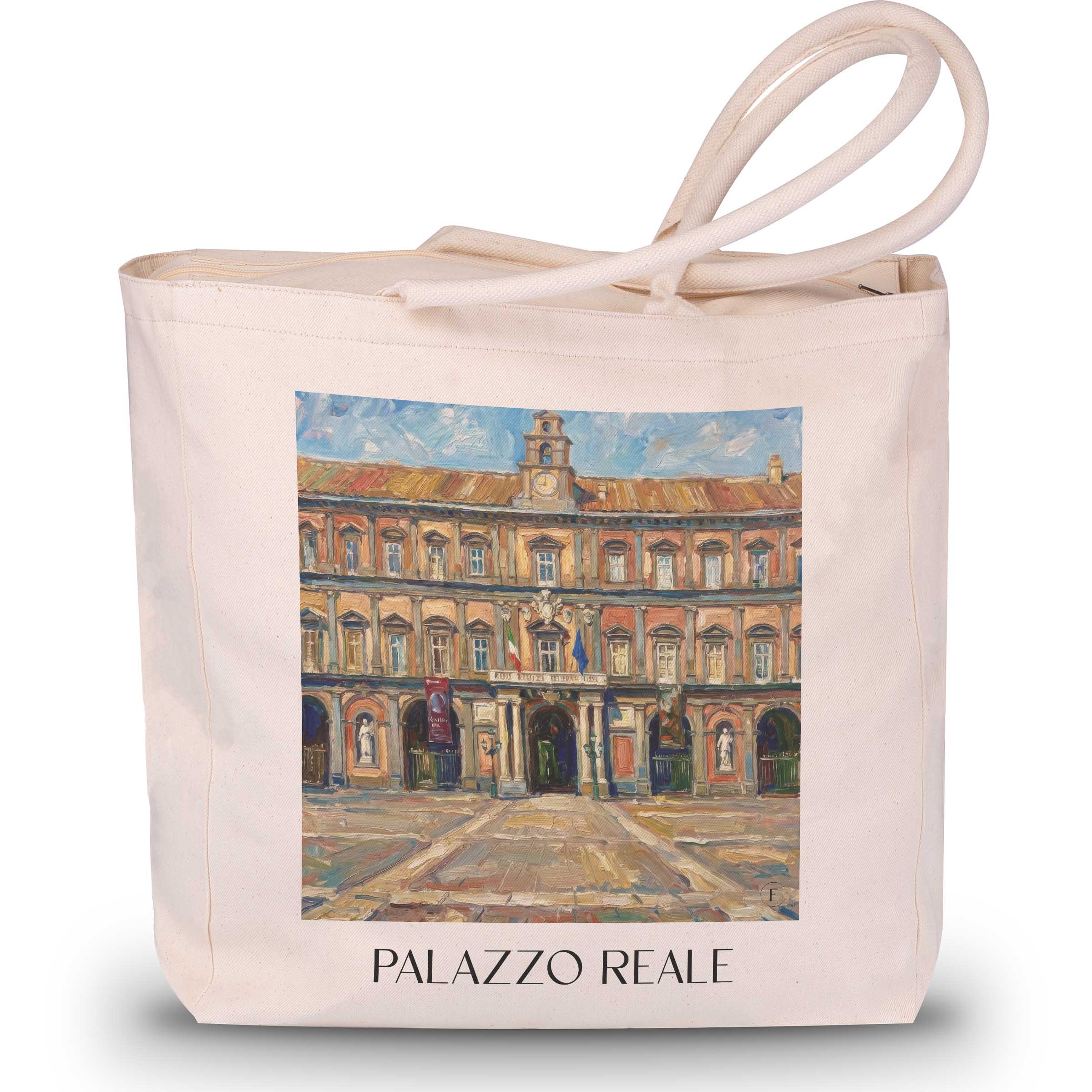 palazzo-reale-neapel-italien-einkaufstasche-oil-painting-oelgemaelde