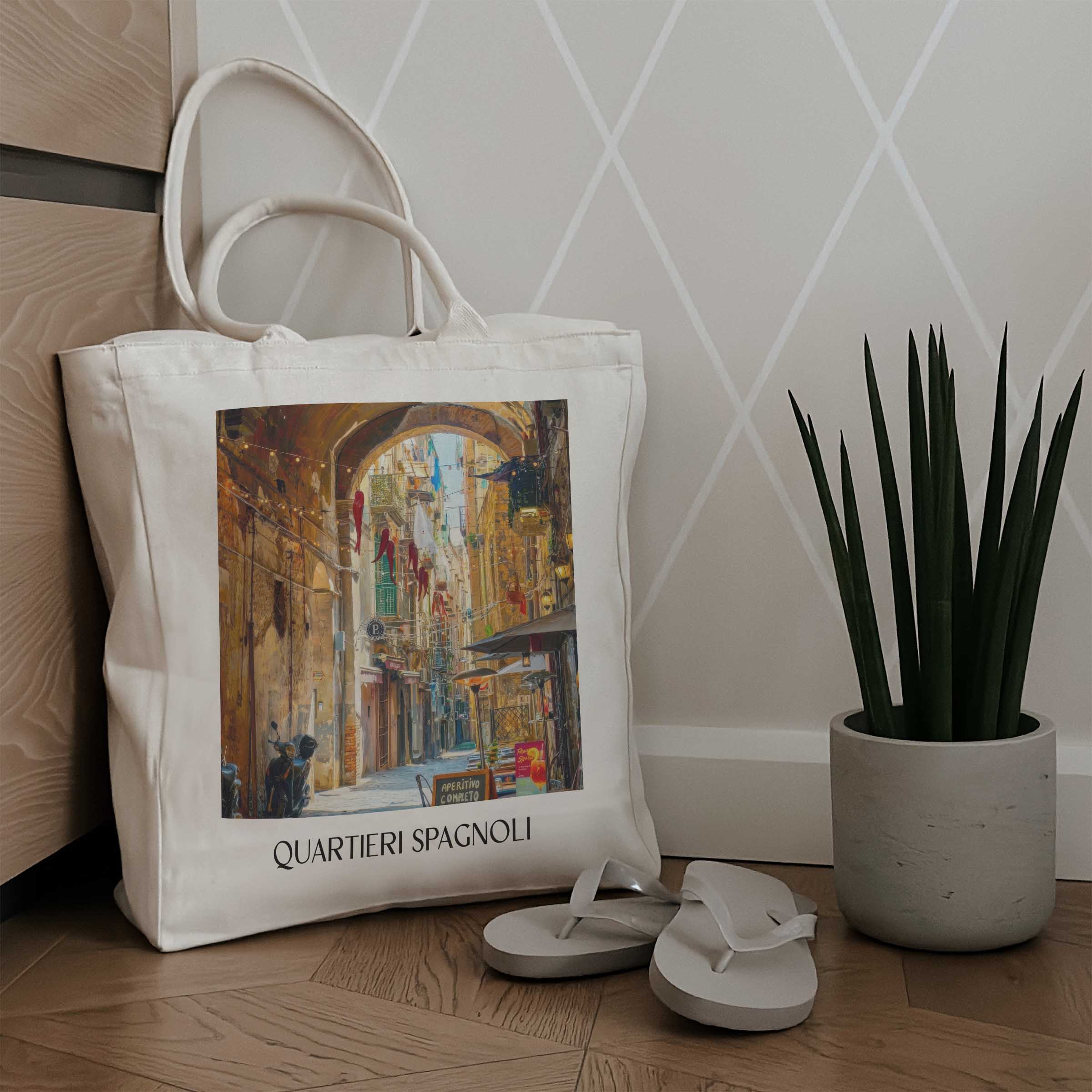 quartieri-spagnoli-neapel-italien-einkaufstasche-oil-painting-oelgemaelde
