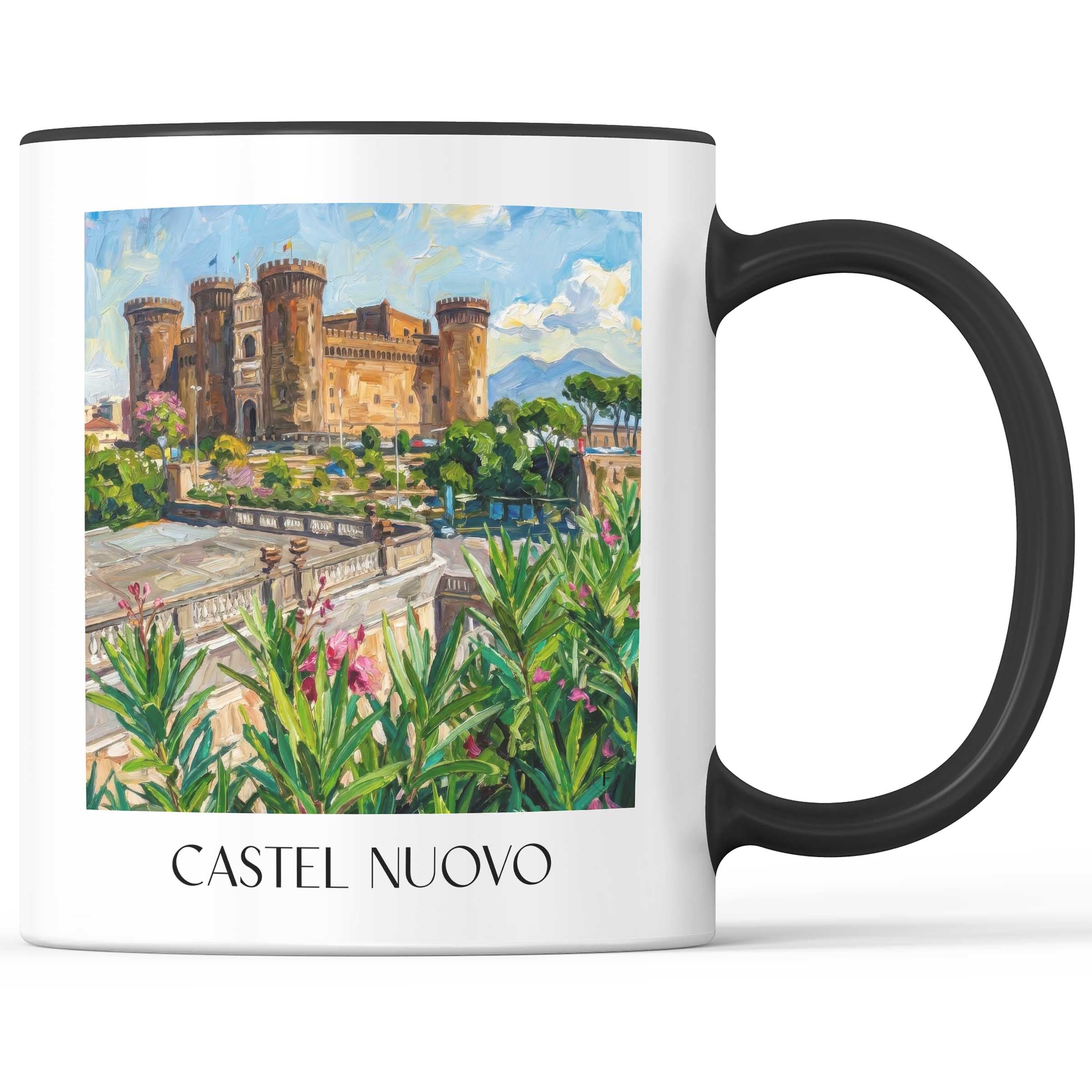 castel-nuovo-neapel-italien-kaffeebecher-oil-painting-oelgemaelde