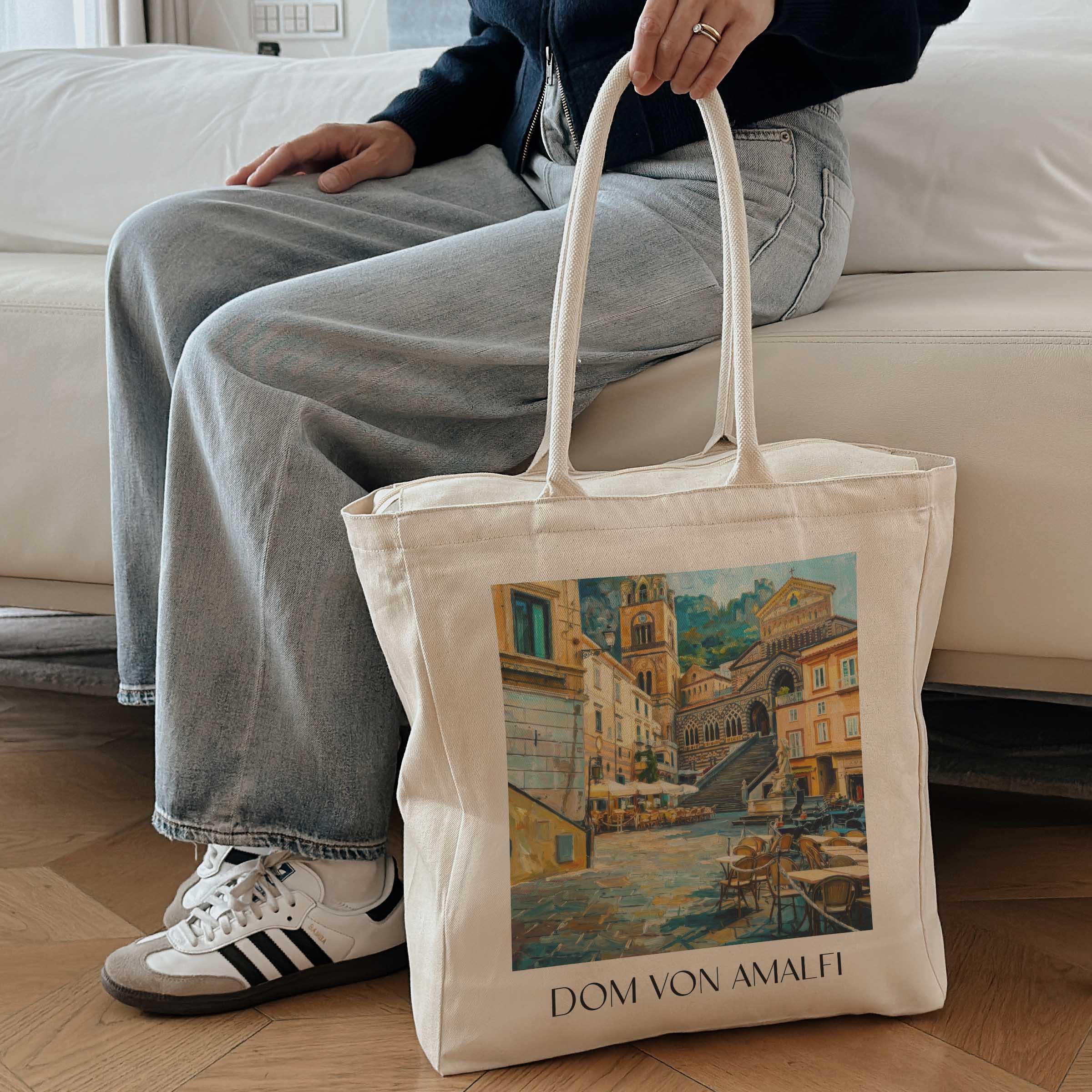 dom-von-amalfi-kampanien-italien-einkaufstasche-oil-painting-oelgemaelde