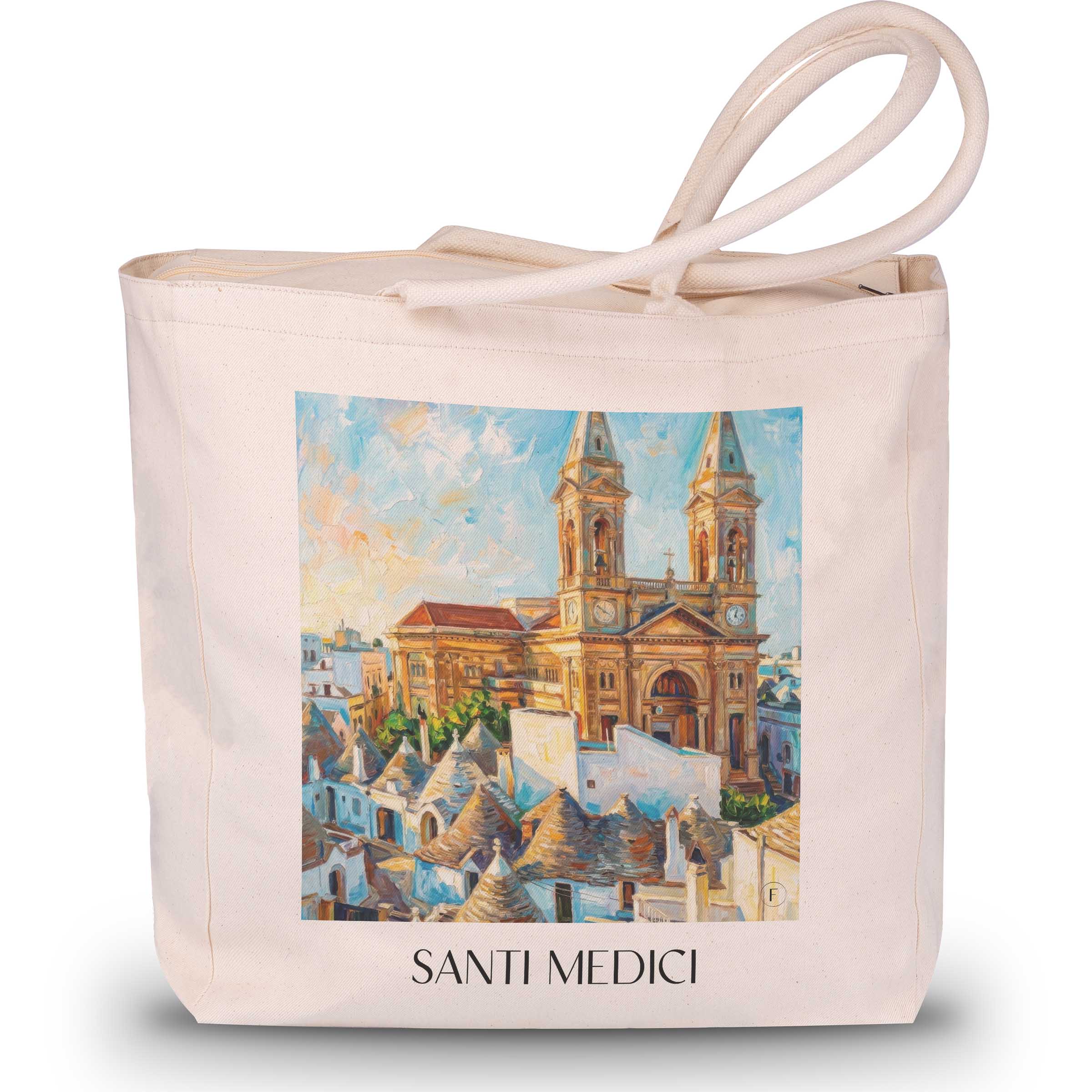 santi-medici-alberobello-italien-einkaufstasche-oil-painting-oelgemaelde