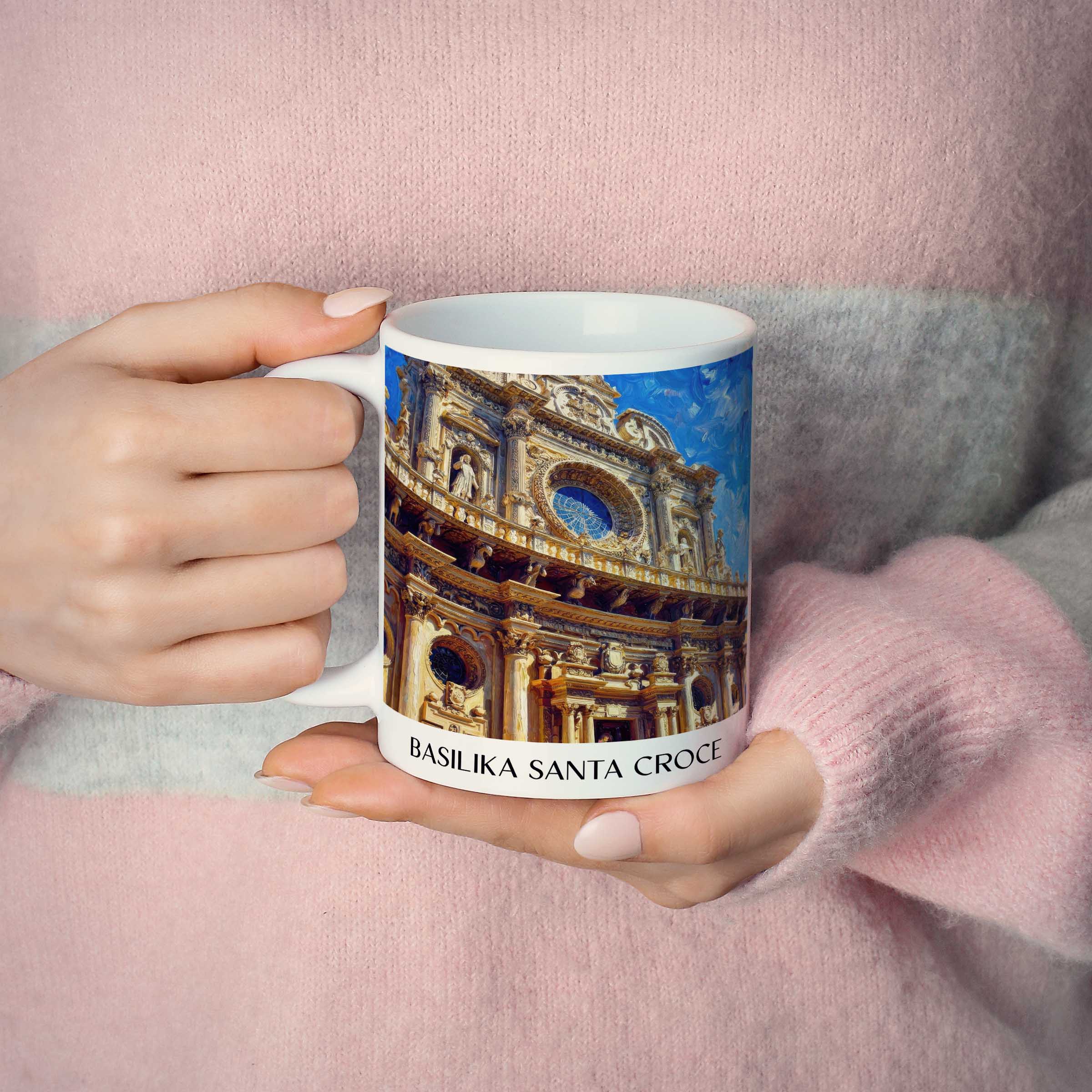 basilika-santa-croce-lecce-italien-kaffeebecher-oil-painting-oelgemaelde