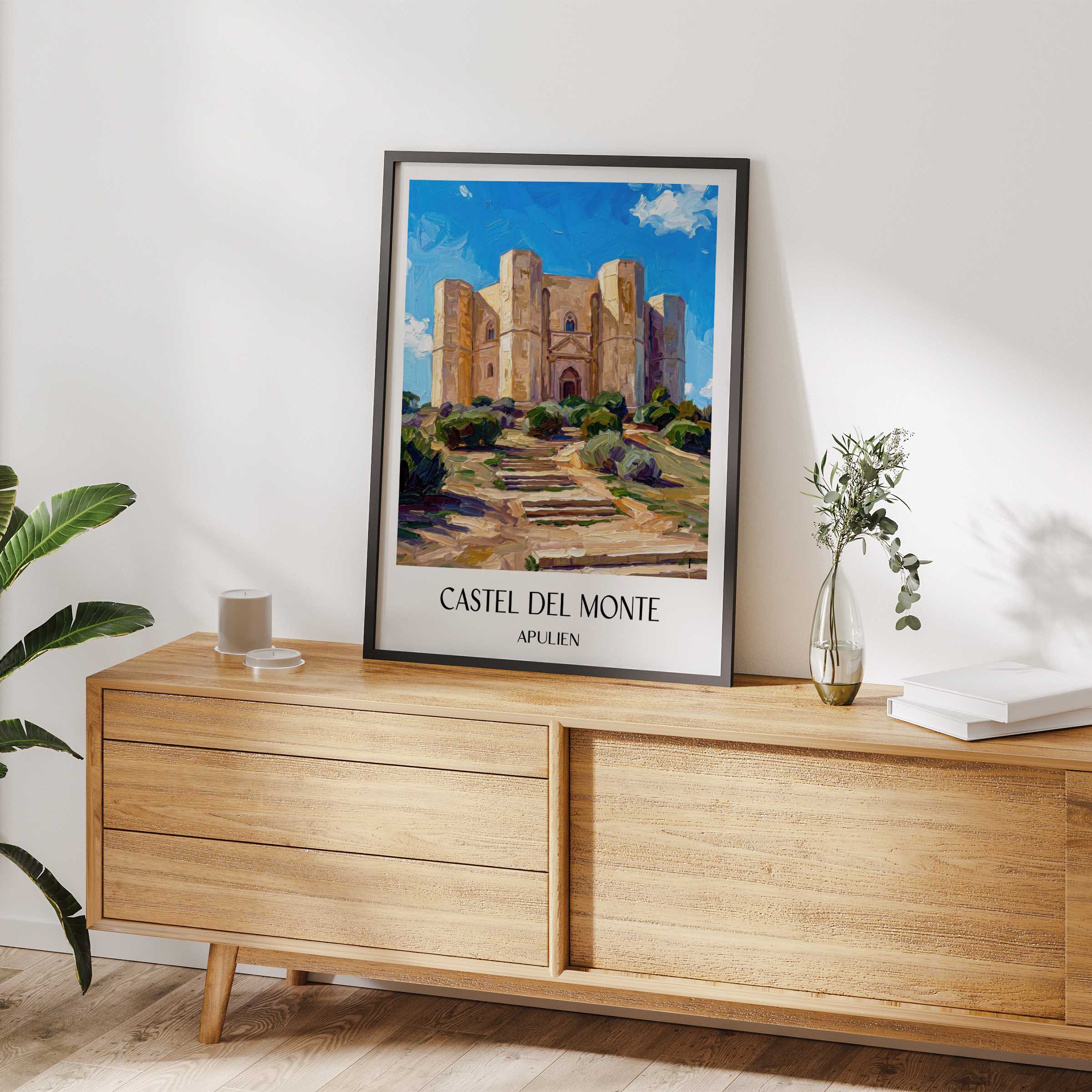 castel-del-monte-apulien-italien-poster-oil-painting-oelgemaelde