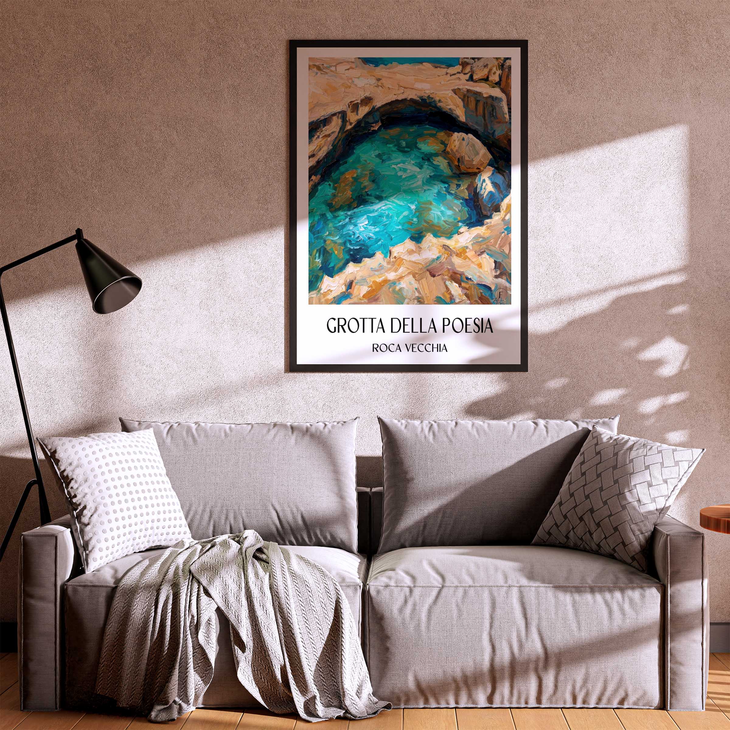 grotta-della-poesia-roca-vecchia-italien-poster-oil-painting-oelgemaelde