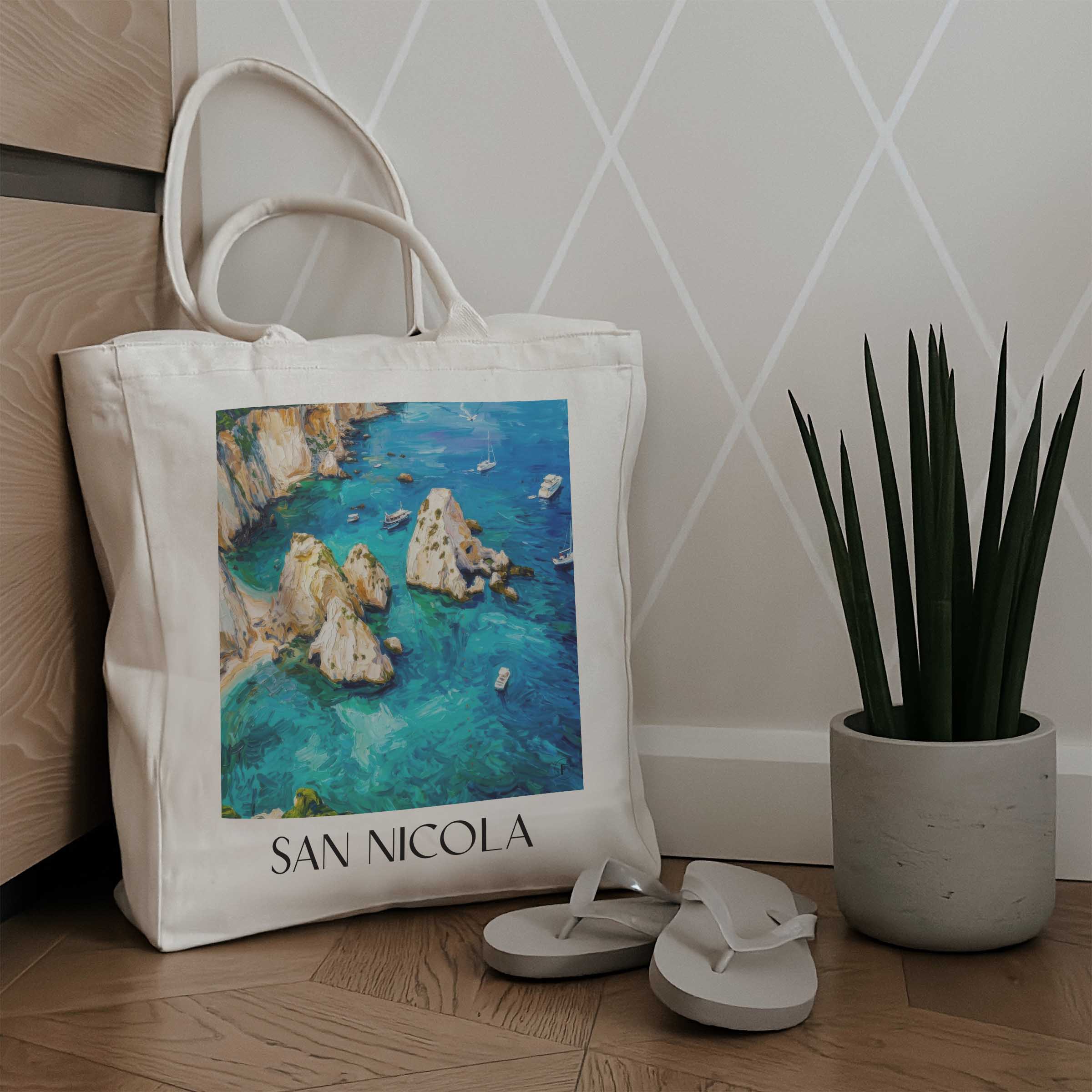 san-nicola-tremiti-italien-einkaufstasche-oil-painting-oelgemaelde