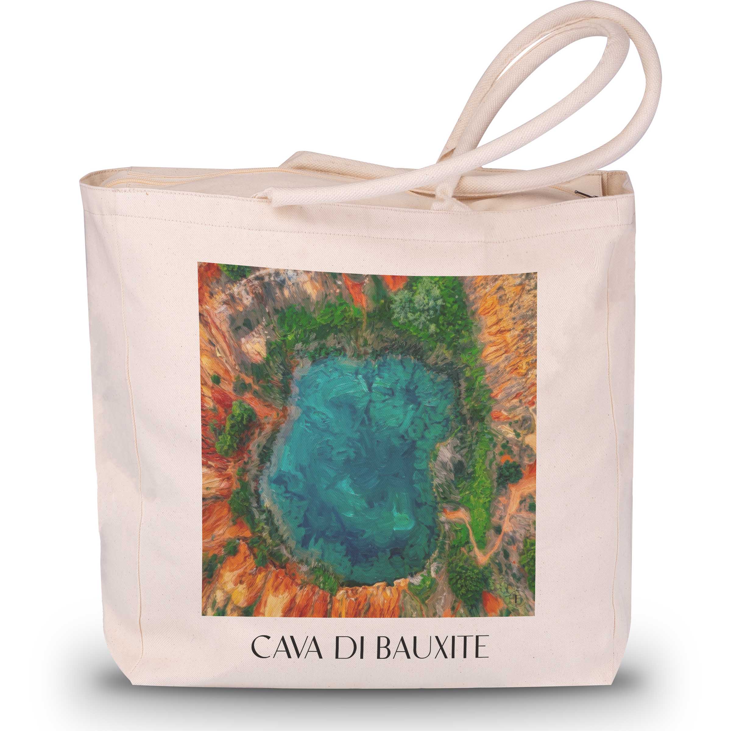 cava-di-bauxite-salento-italien-einkaufstasche-oil-painting-oelgemaelde