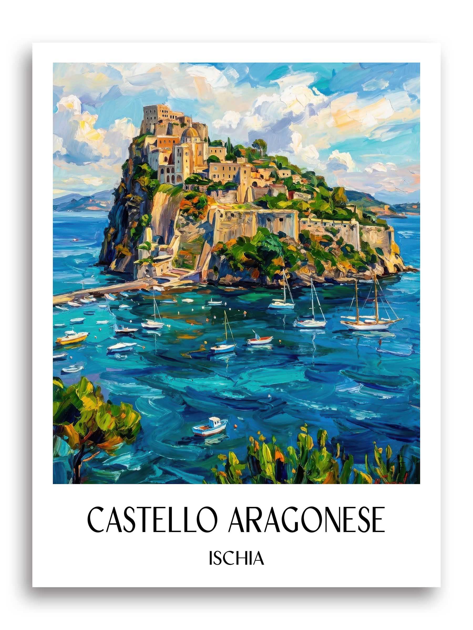 castello-aragonese-ischia-italien-poster-oil-painting-oelgemaelde