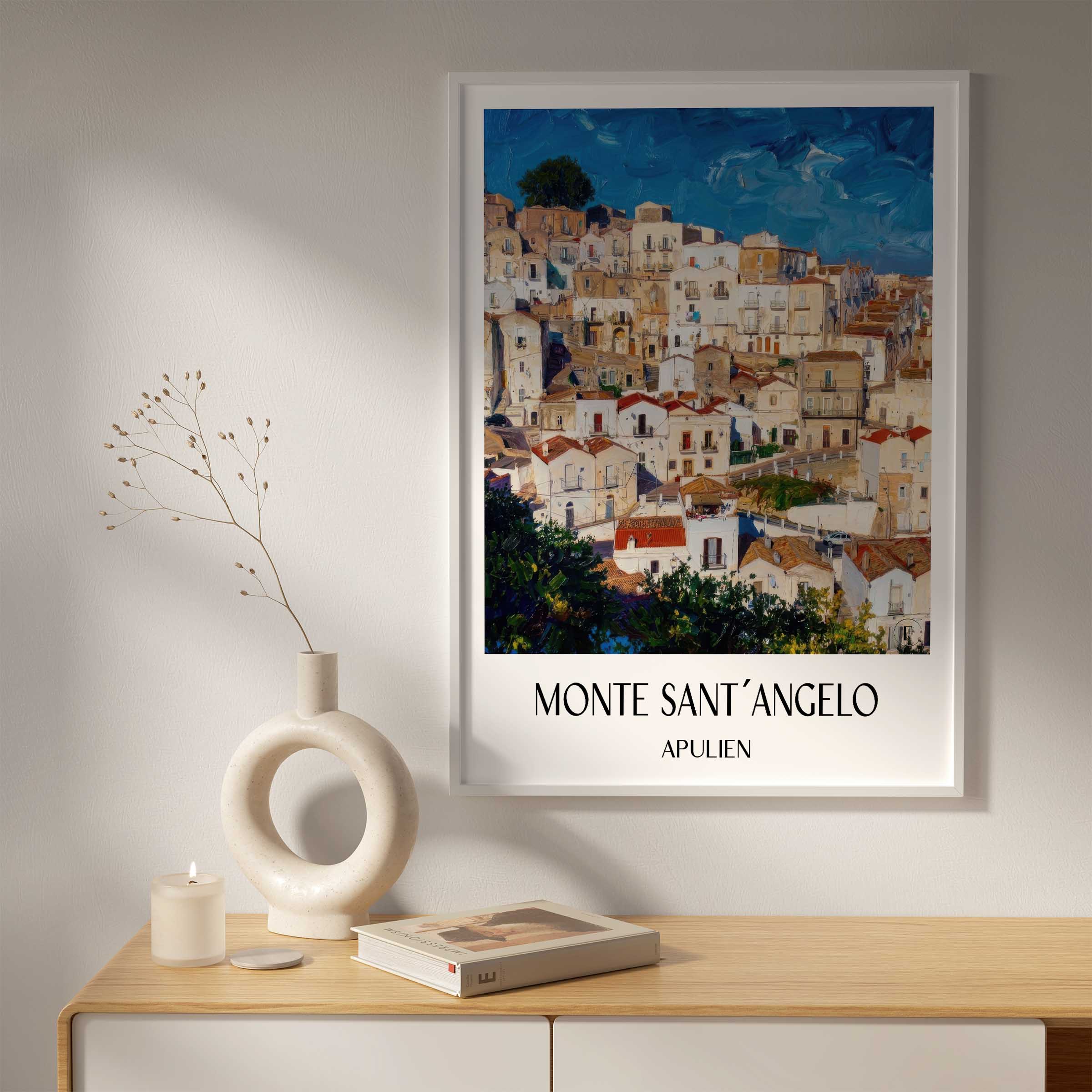 monte-sant´angelo-apulien-italien-poster-oil-painting-oelgemaelde