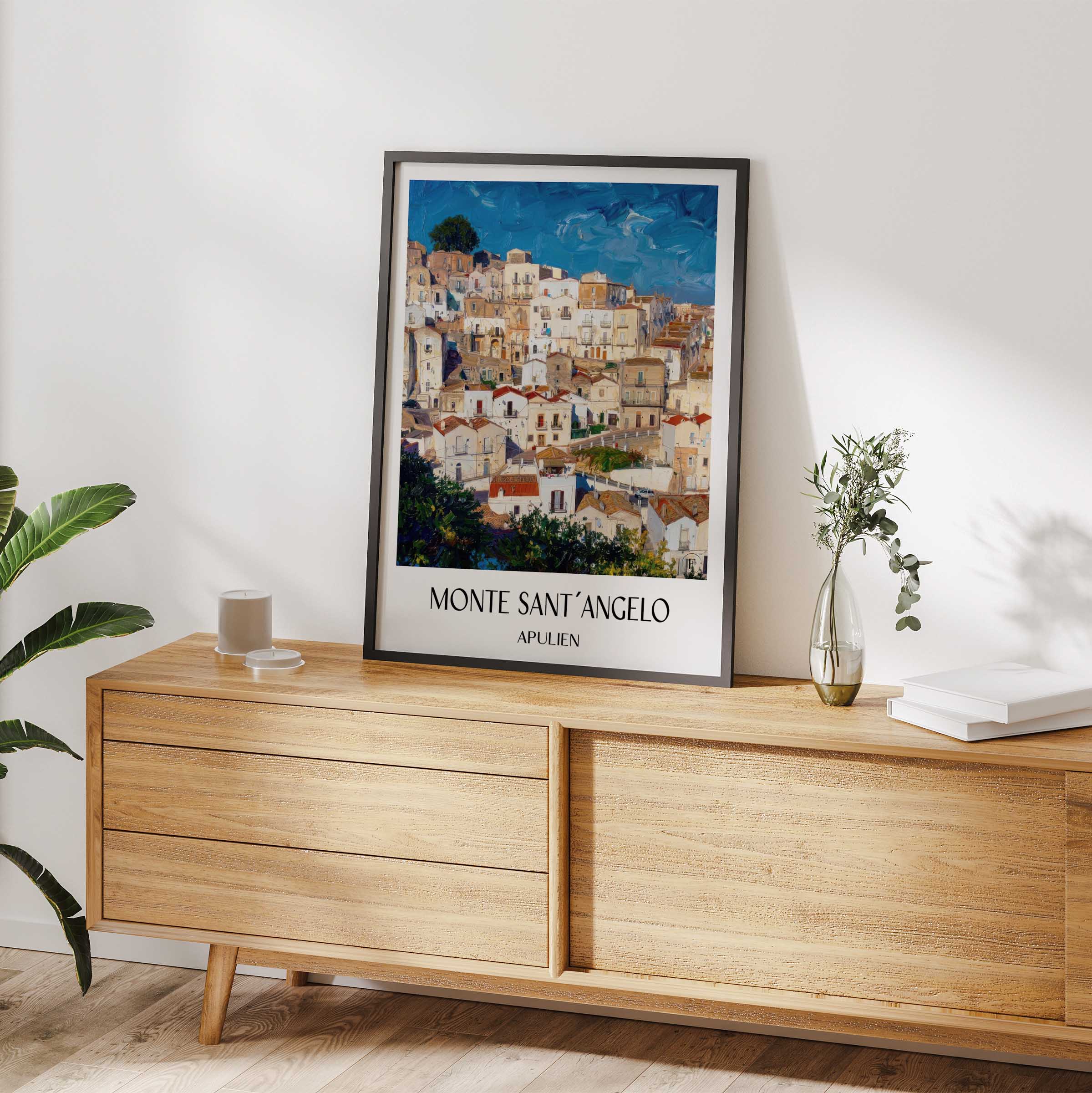 monte-sant´angelo-apulien-italien-poster-oil-painting-oelgemaelde