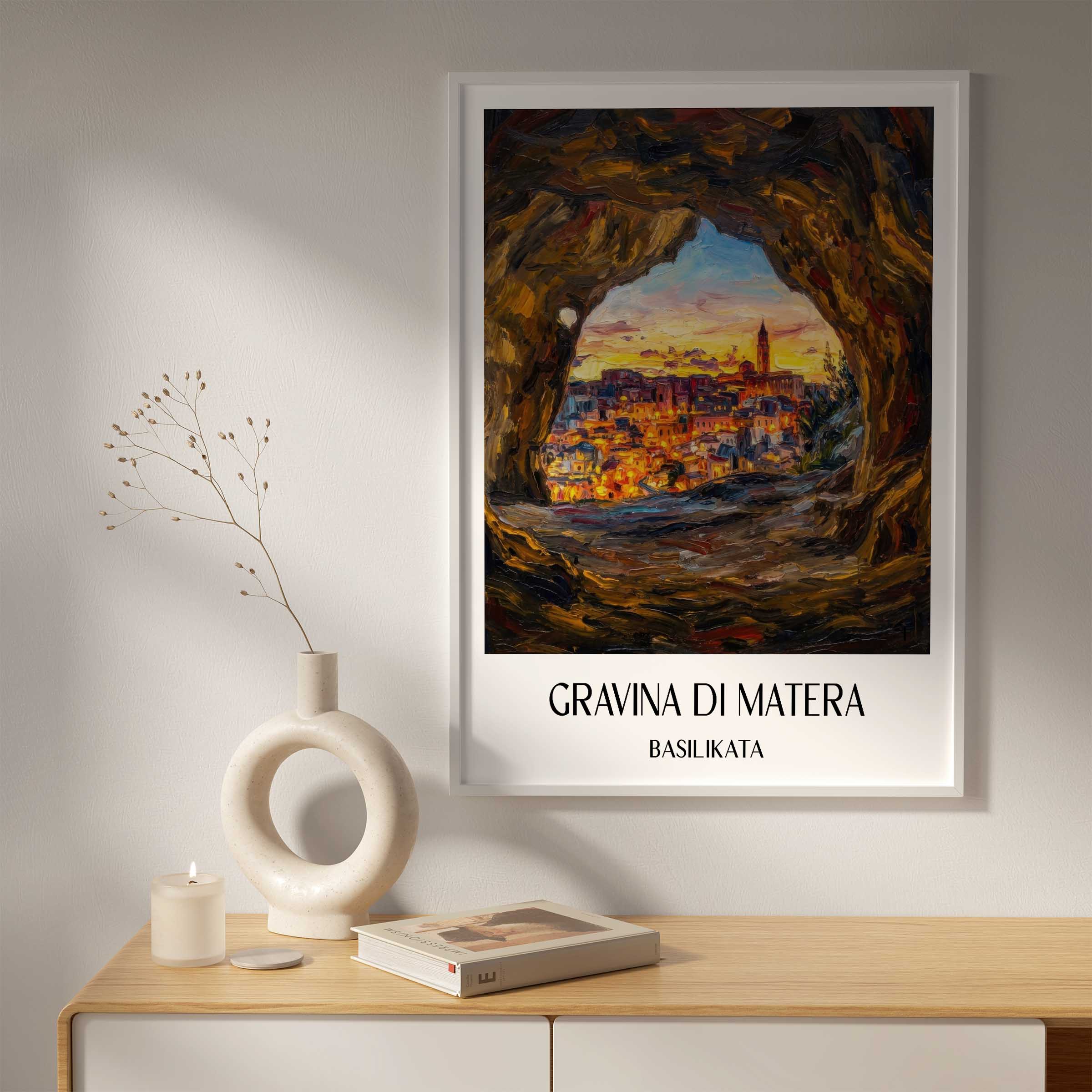 gravina-di-matera-basilikata-italien-poster-oil-painting-oelgemaelde