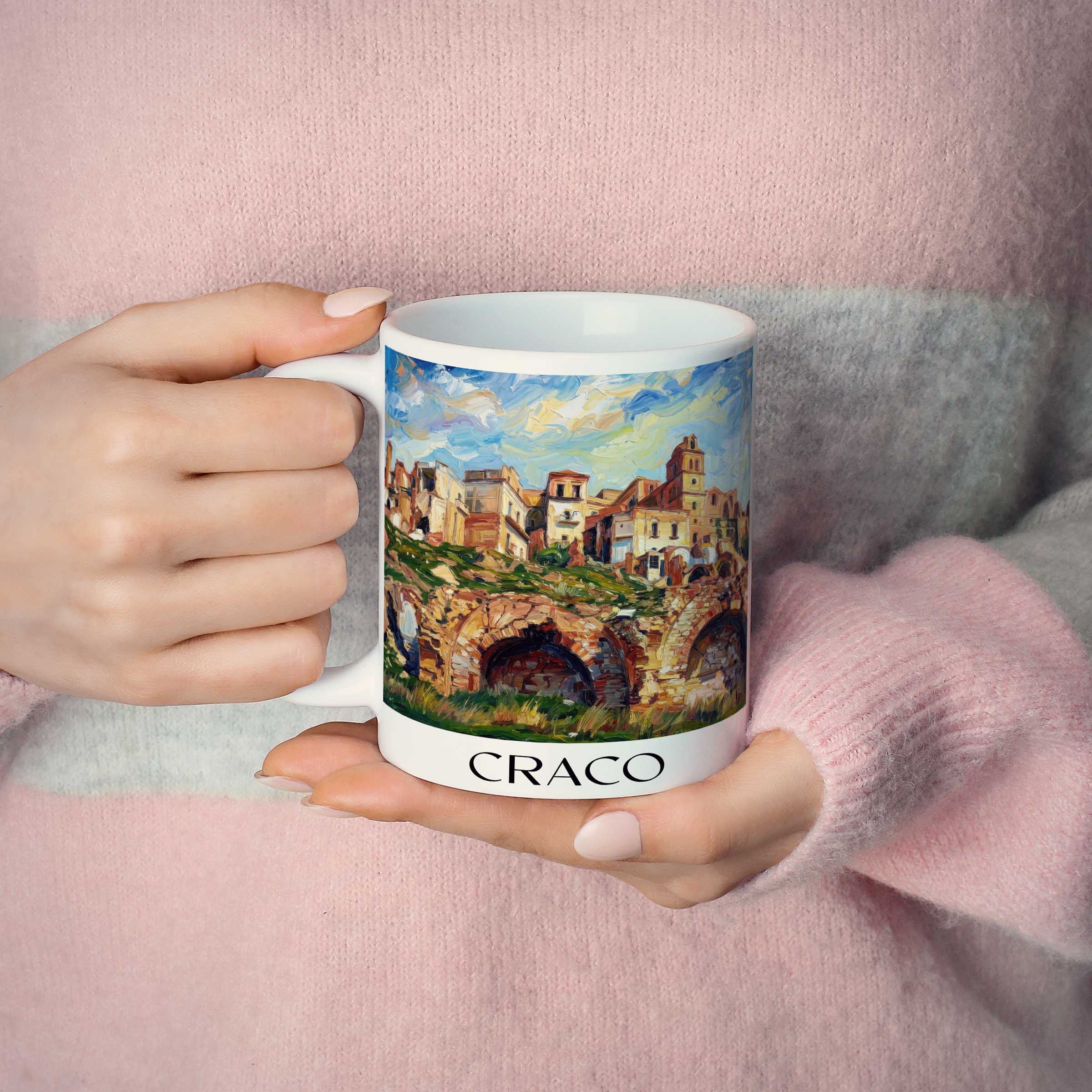 craco-basilikata-italien-kaffeebecher-oil-painting-oelgemaelde