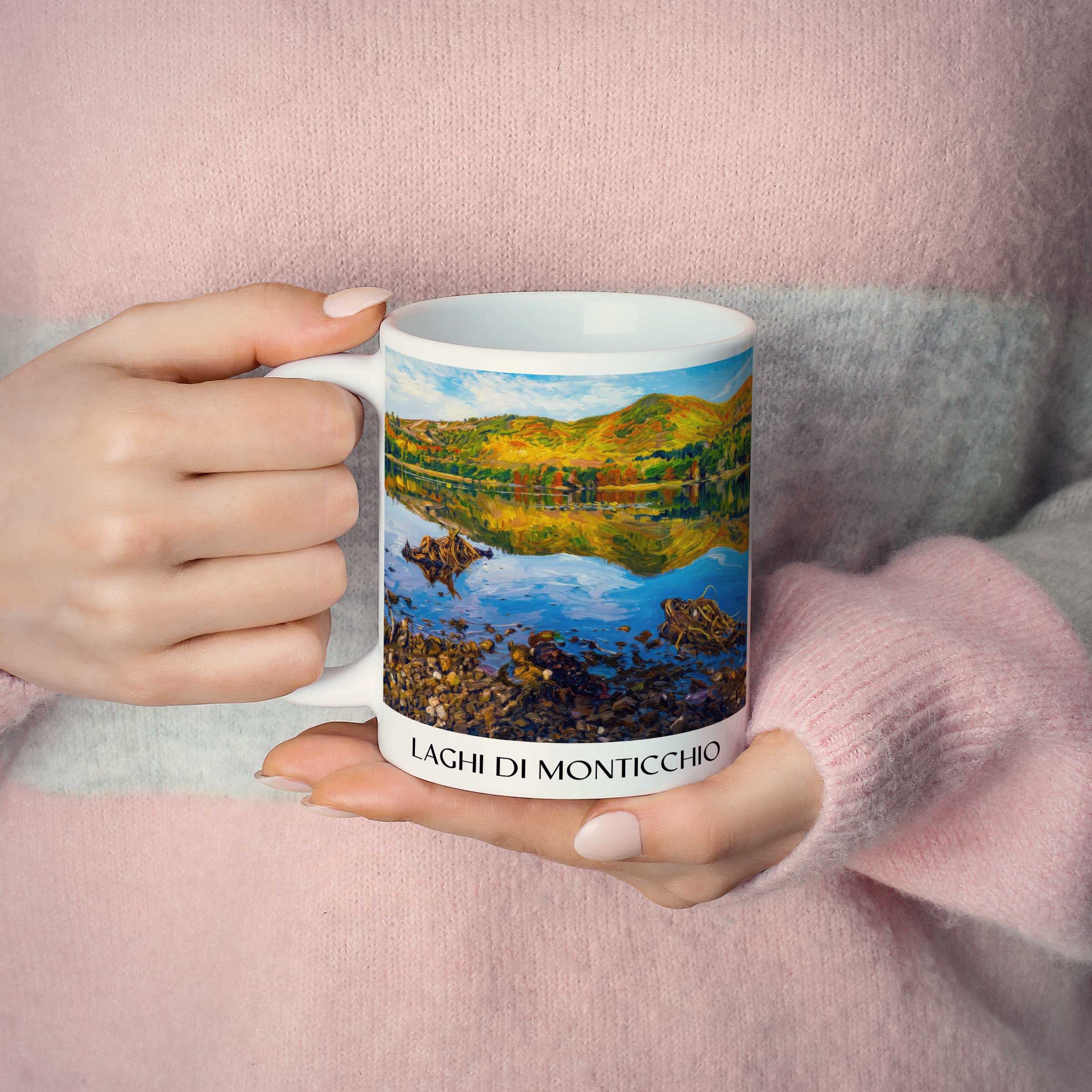 laghi-di-monticchio-basilikata-italien-kaffeebecher-oil-painting-oelgemaelde