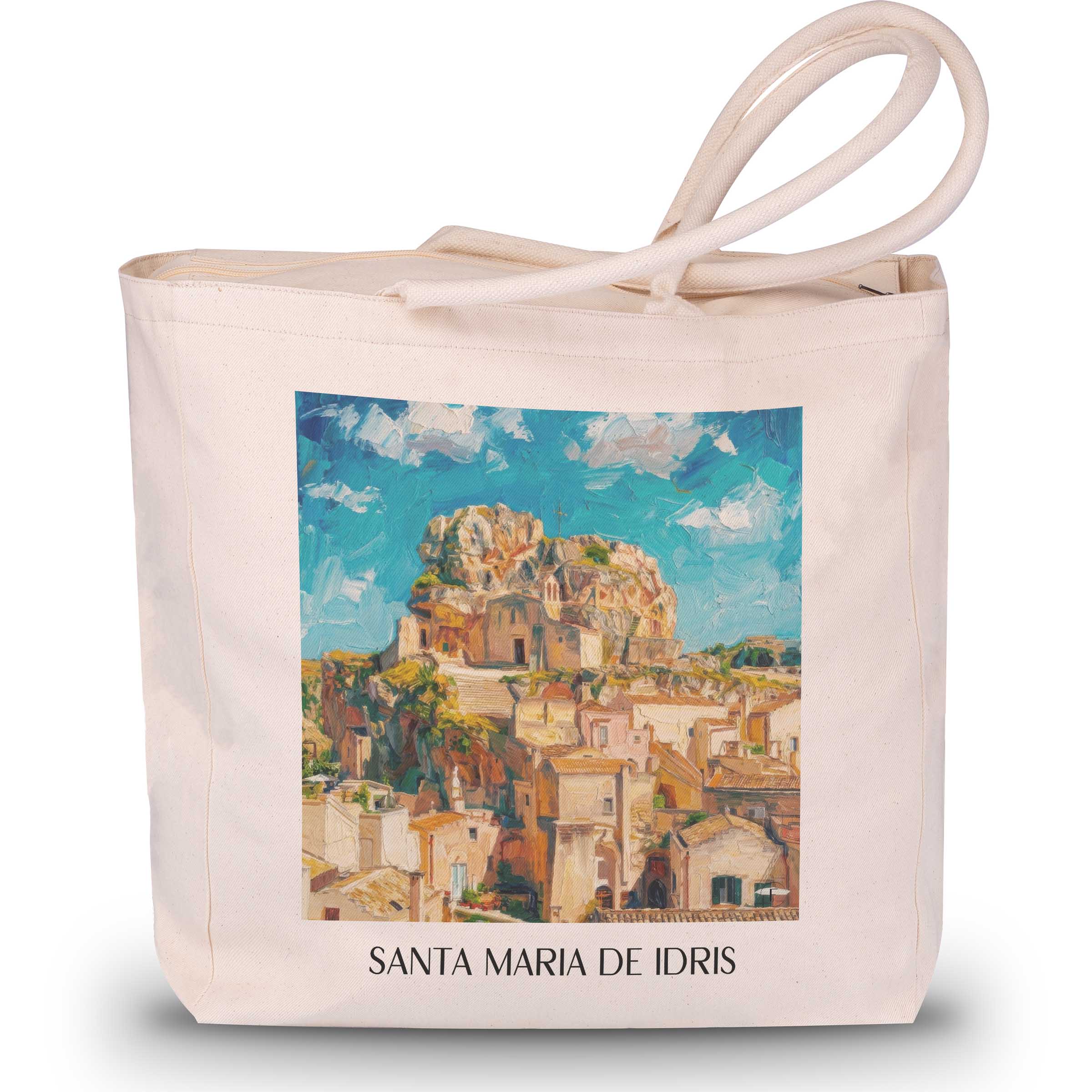 santa-maria-de-idris-matera-italien-einkaufstasche-oil-painting-oelgemaelde