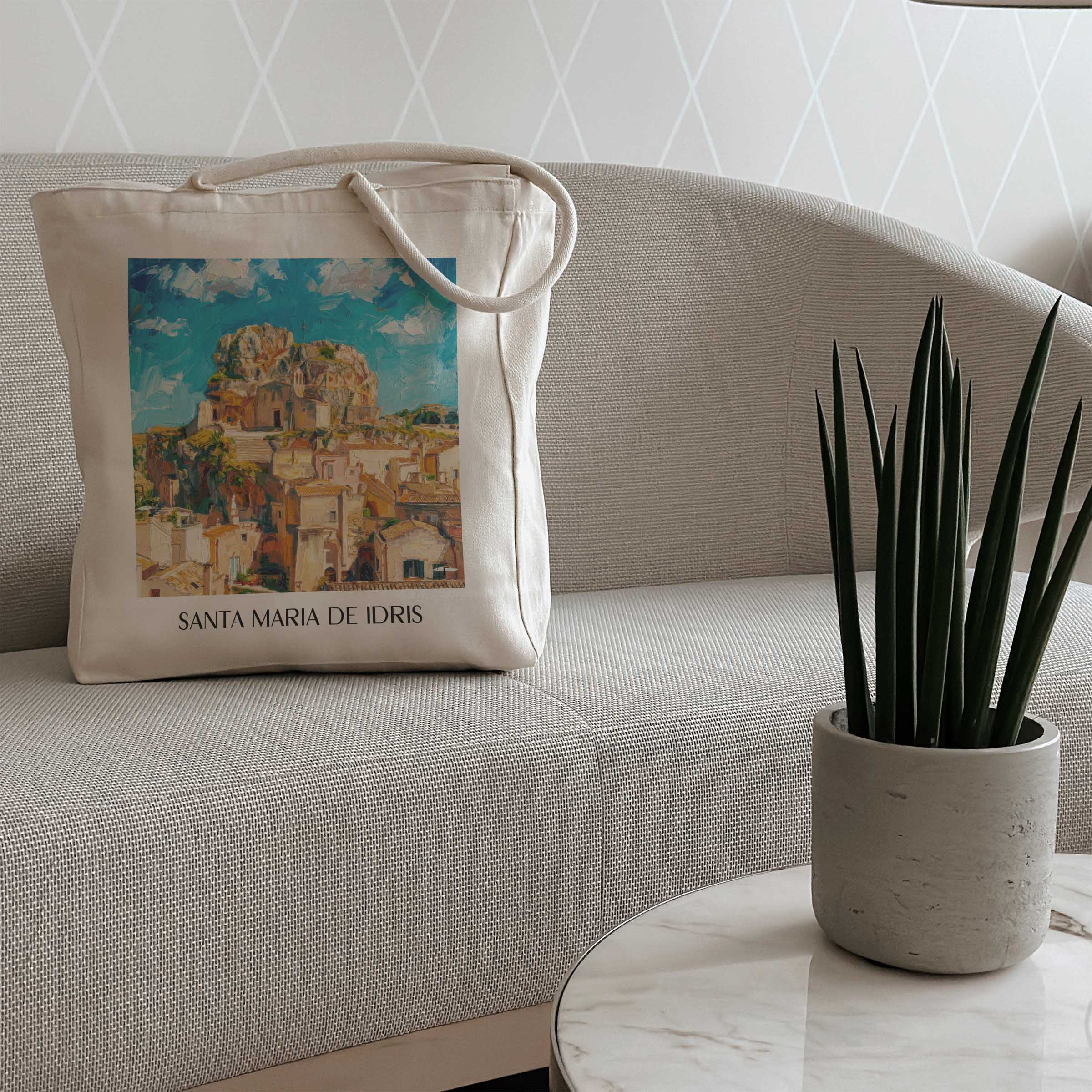 santa-maria-de-idris-matera-italien-einkaufstasche-oil-painting-oelgemaelde
