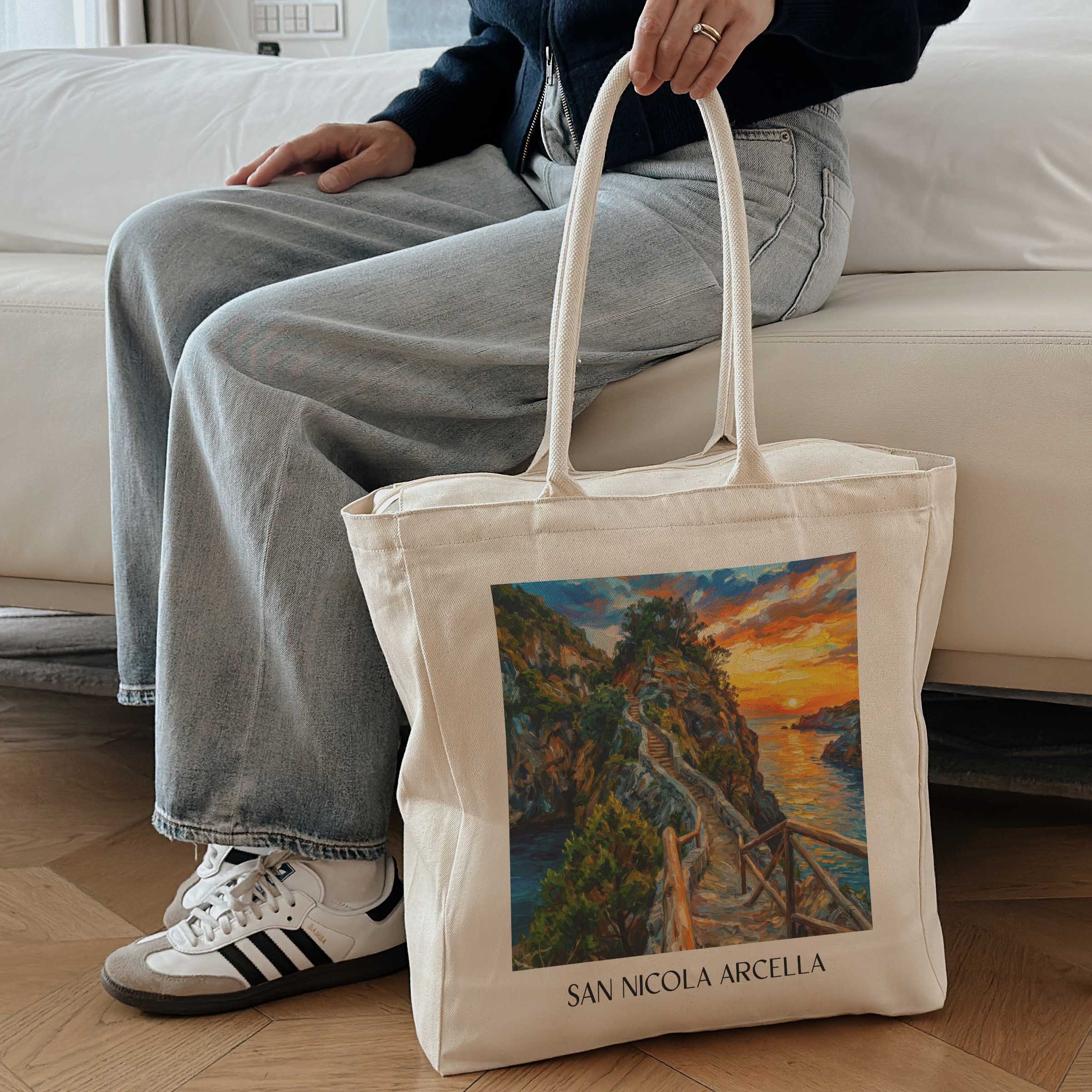 san-nicola-arcella-kalabrien-italien-einkaufstasche-oil-painting-oelgemaelde