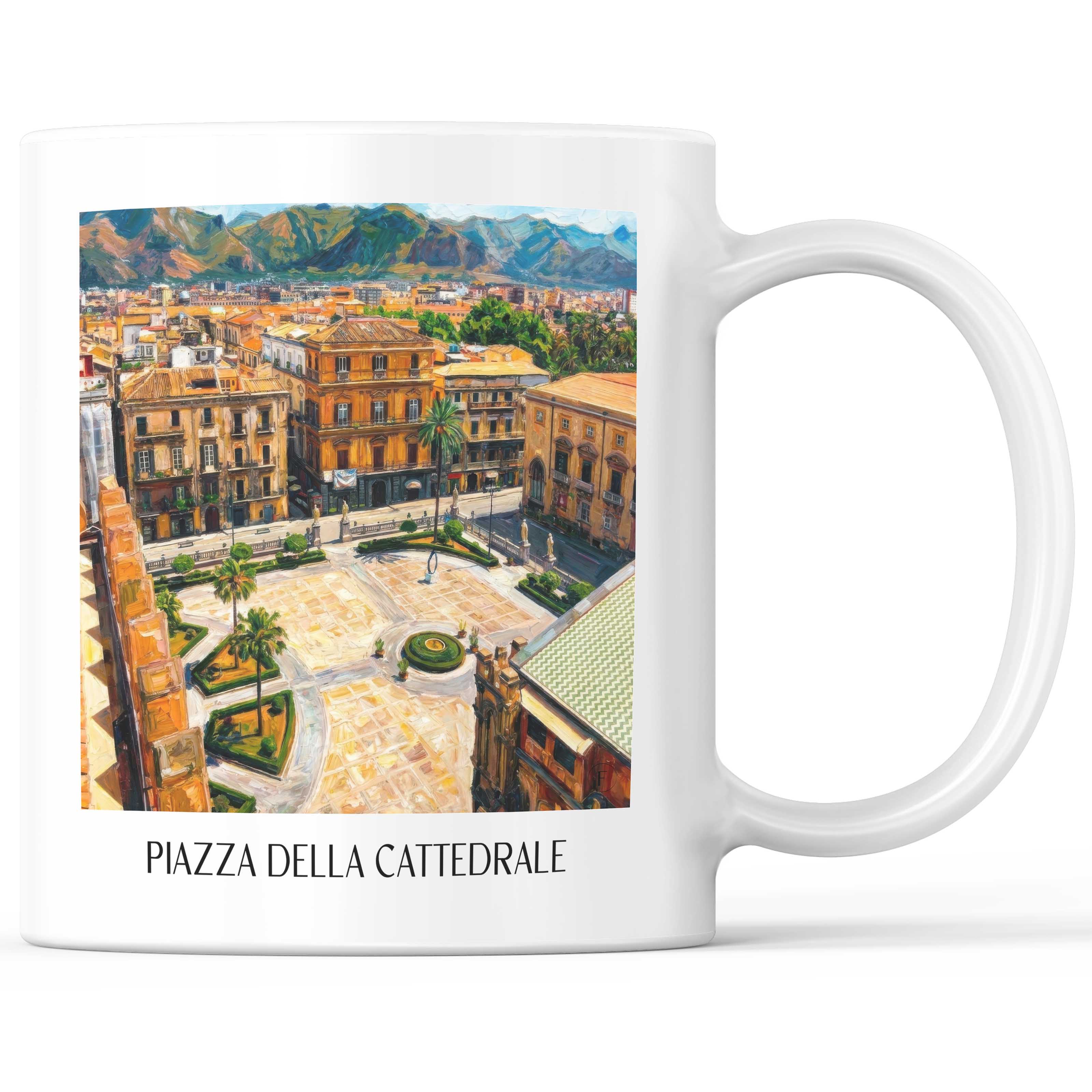 piazza-della-cattedrale-palermo-italien-kaffeebecher-oil-painting-oelgemaelde