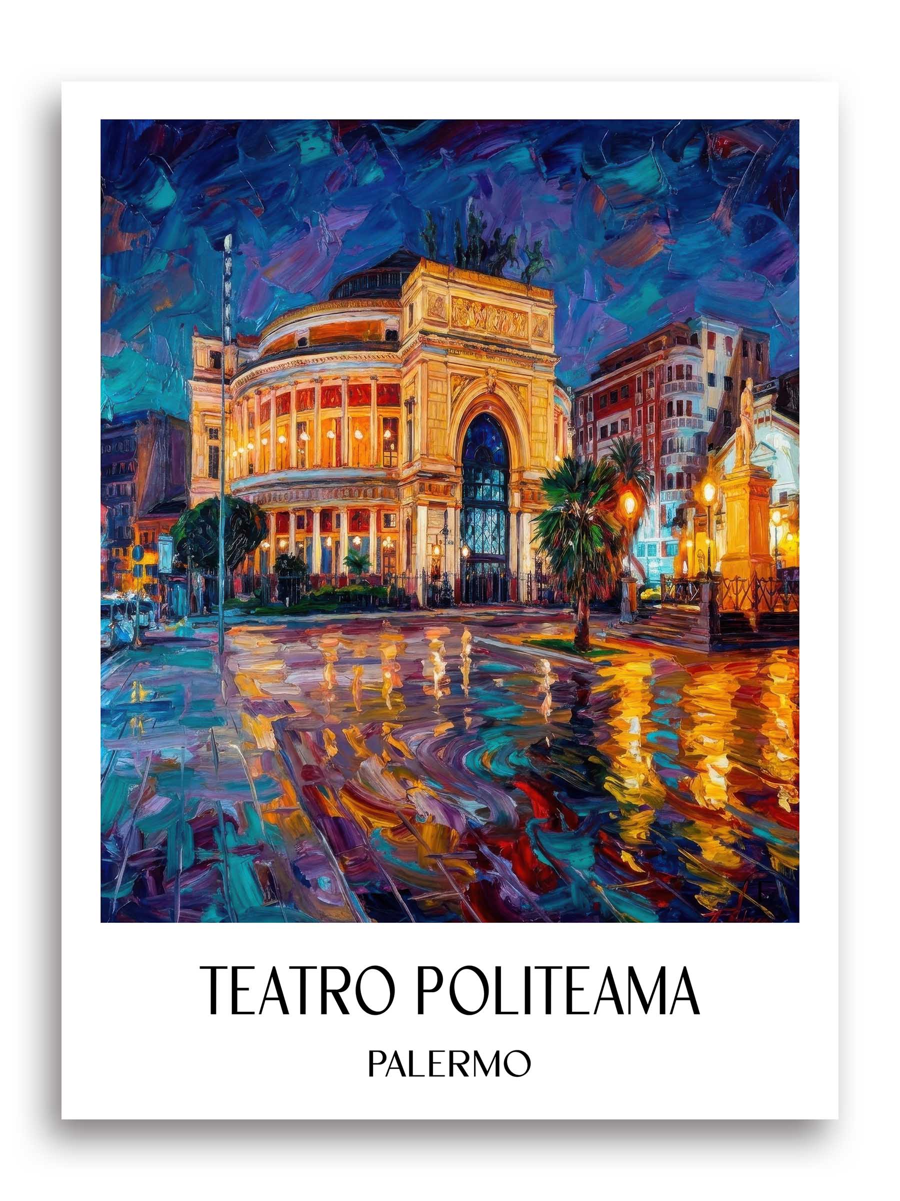 teatro-politeama-palermo-italien-poster-oil-painting-oelgemaelde