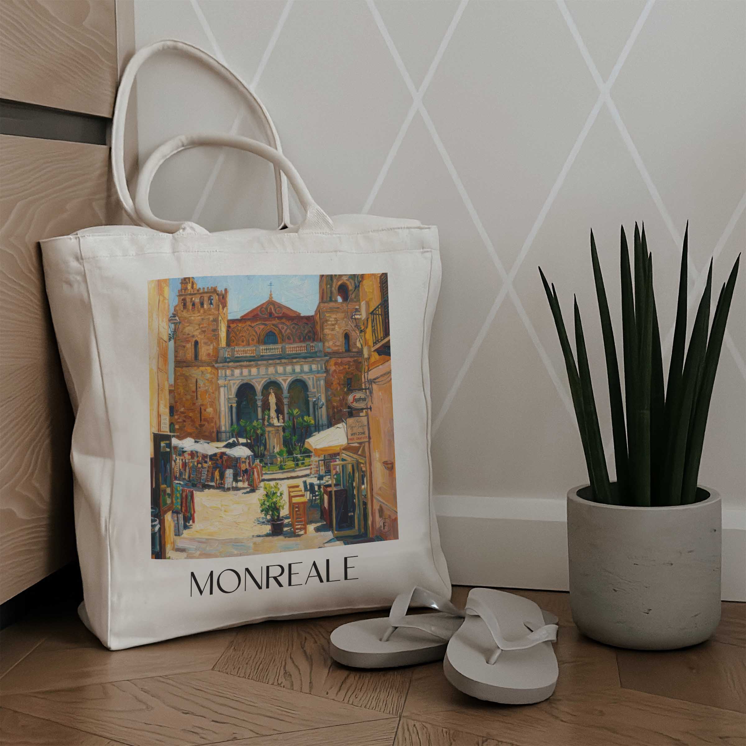 monreale-sizilien-italien-einkaufstasche-oil-painting-oelgemaelde