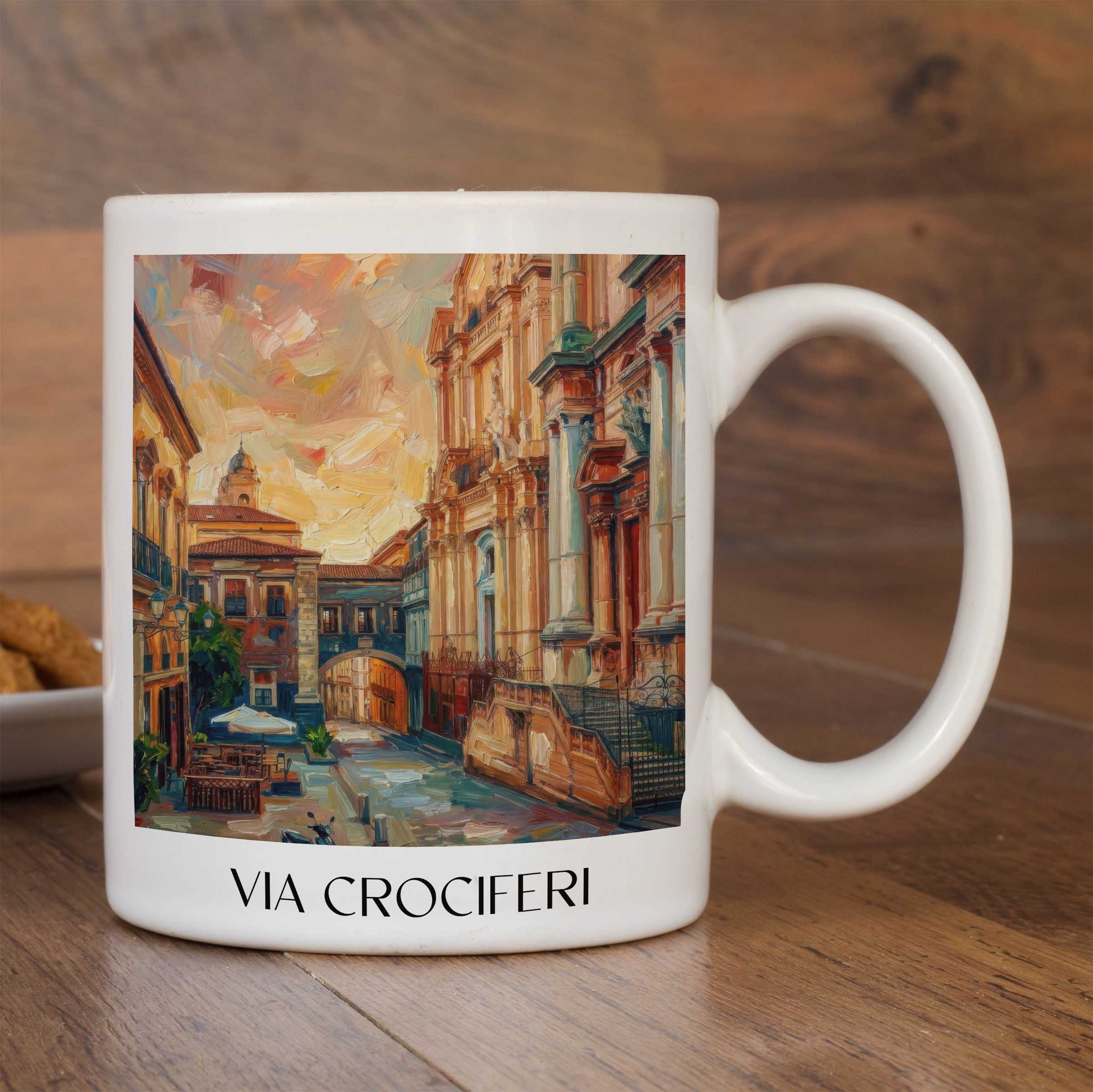 via-crociferi-catania-italien-kaffeebecher-oil-painting-oelgemaelde