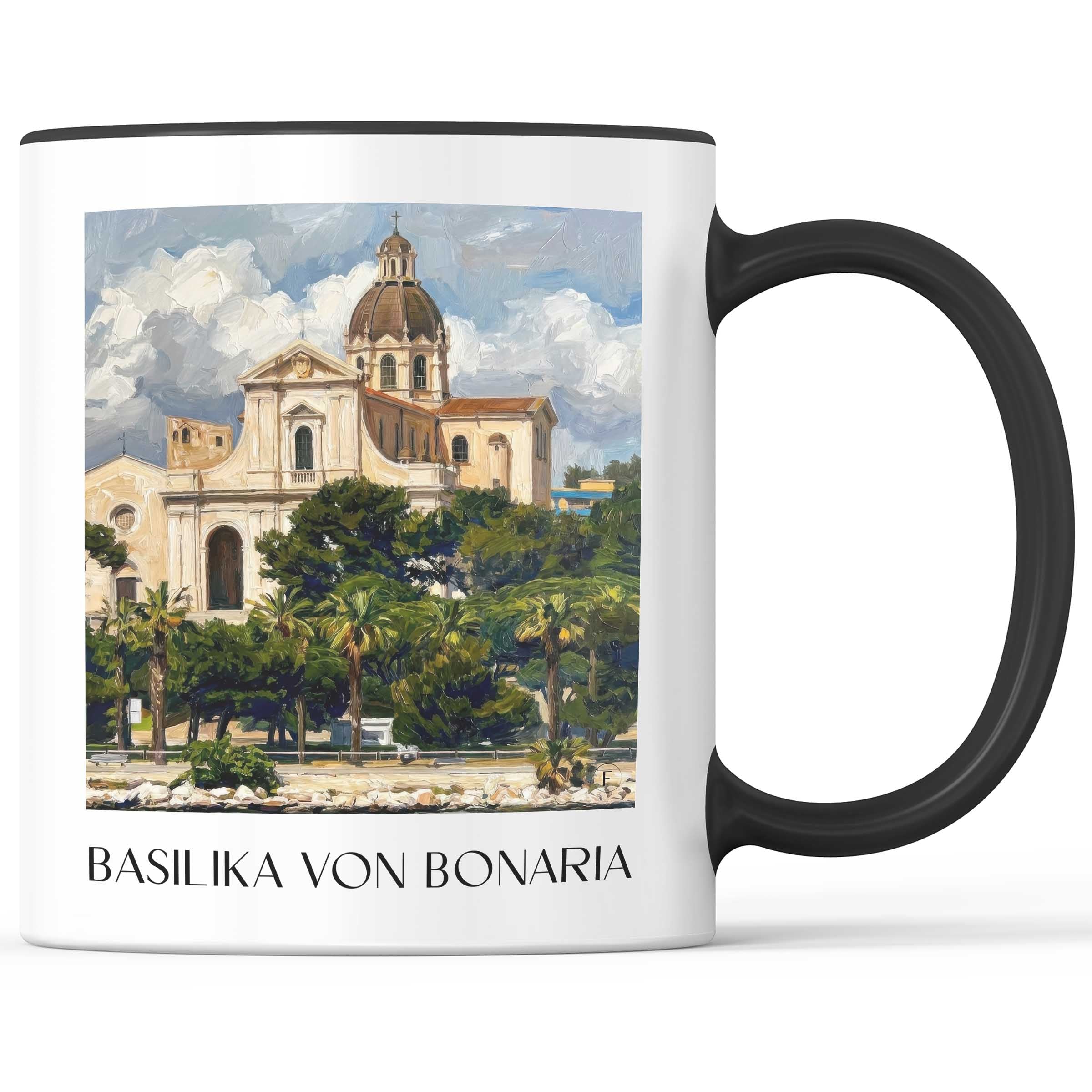 basilika-von-bonaria-cagliari-italien-kaffeebecher-oil-painting-oelgemaelde