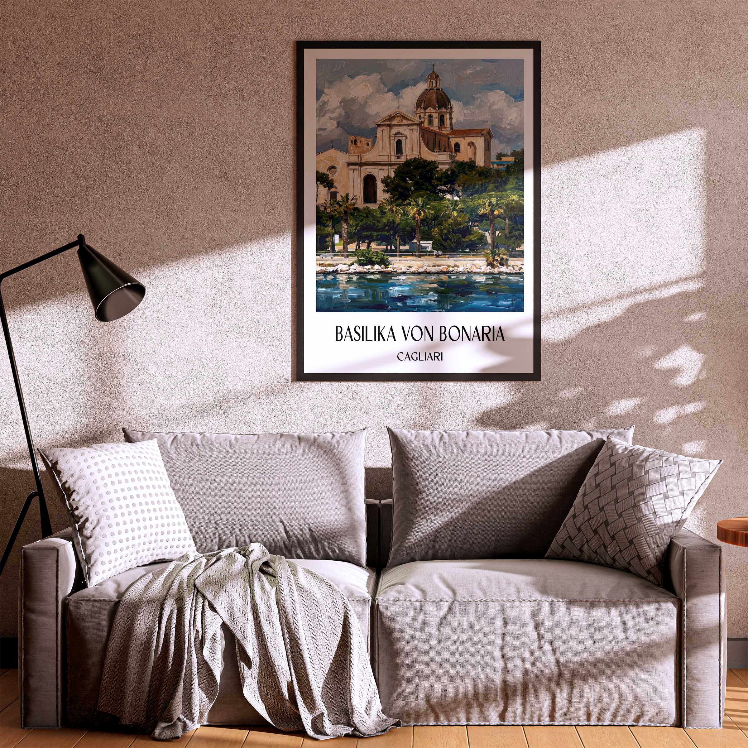 basilika-von-bonaria-cagliari-italien-poster-oil-painting-oelgemaelde