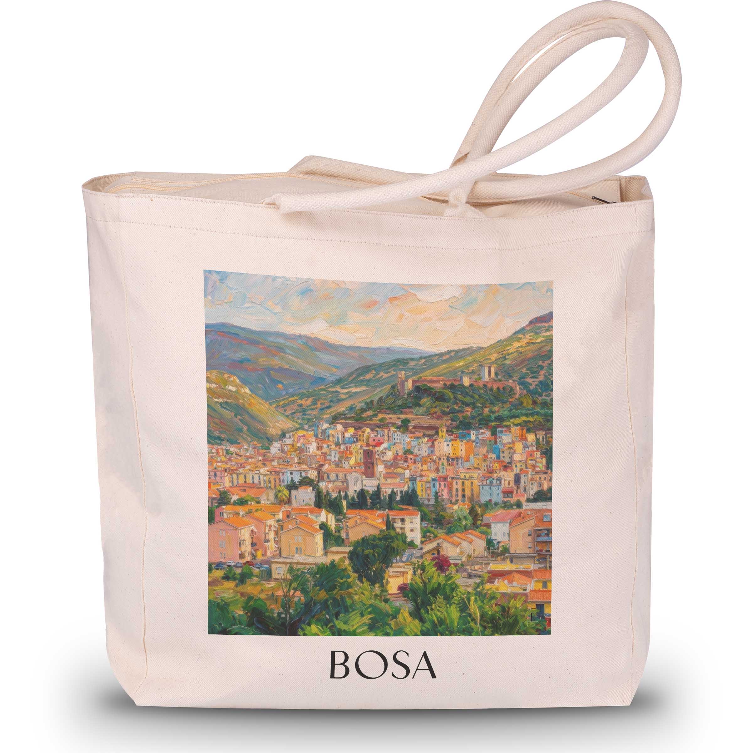 bosa--sardinien-italien-einkaufstasche-oil-painting-oelgemaelde