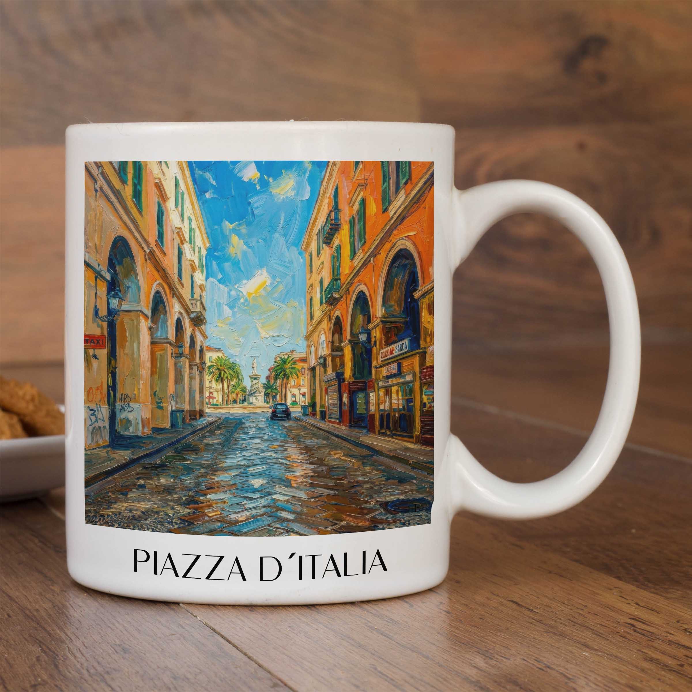 piazza-d´italia-sassari-italien-kaffeebecher-oil-painting-oelgemaelde