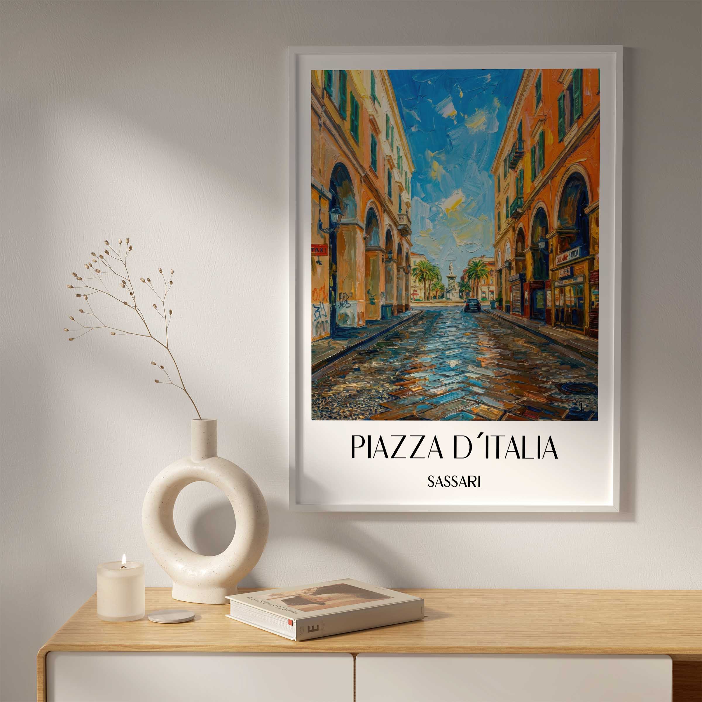 piazza-d´italia-sassari-italien-poster-oil-painting-oelgemaelde