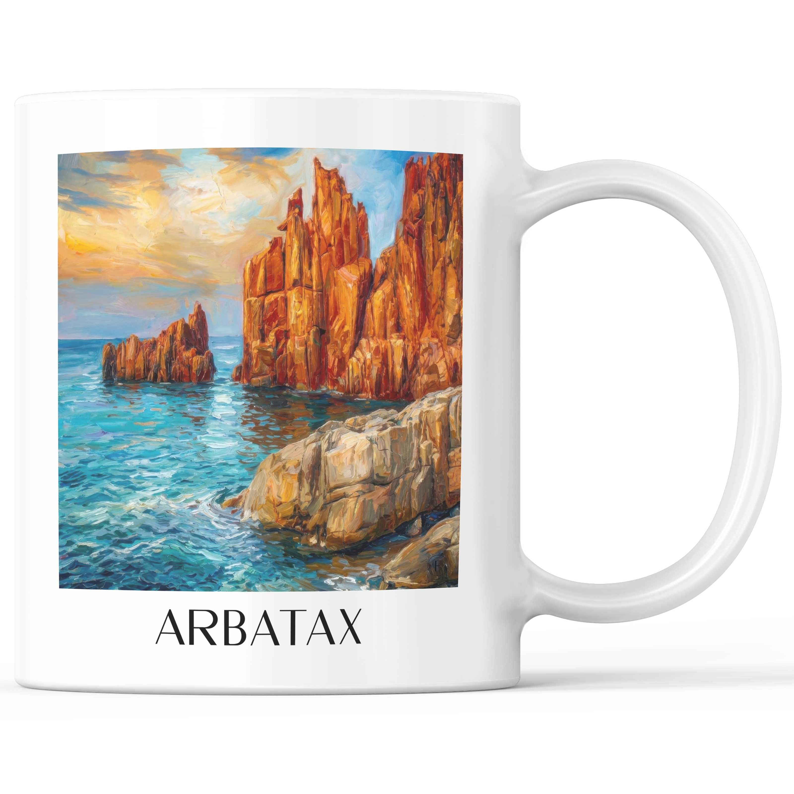 arbatax-sardinien-italien-kaffeebecher-oil-painting-oelgemaelde