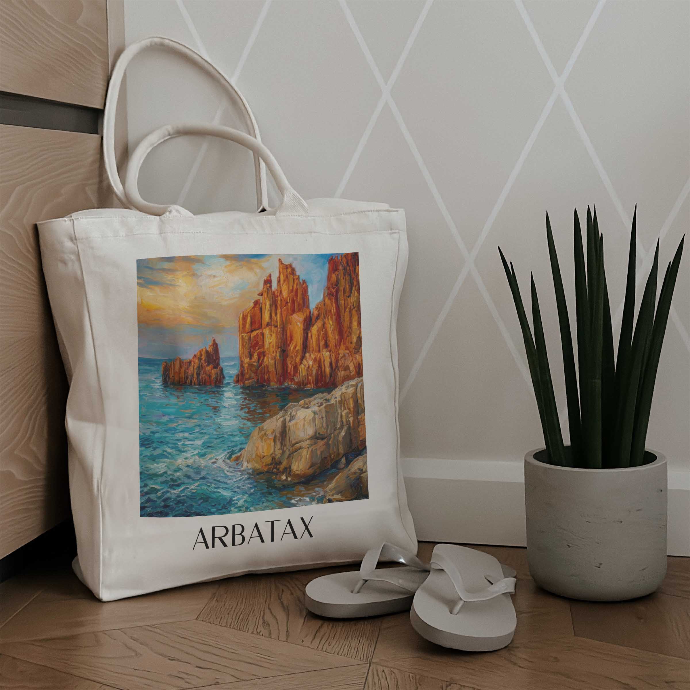 arbatax-sardinien-italien-einkaufstasche-oil-painting-oelgemaelde