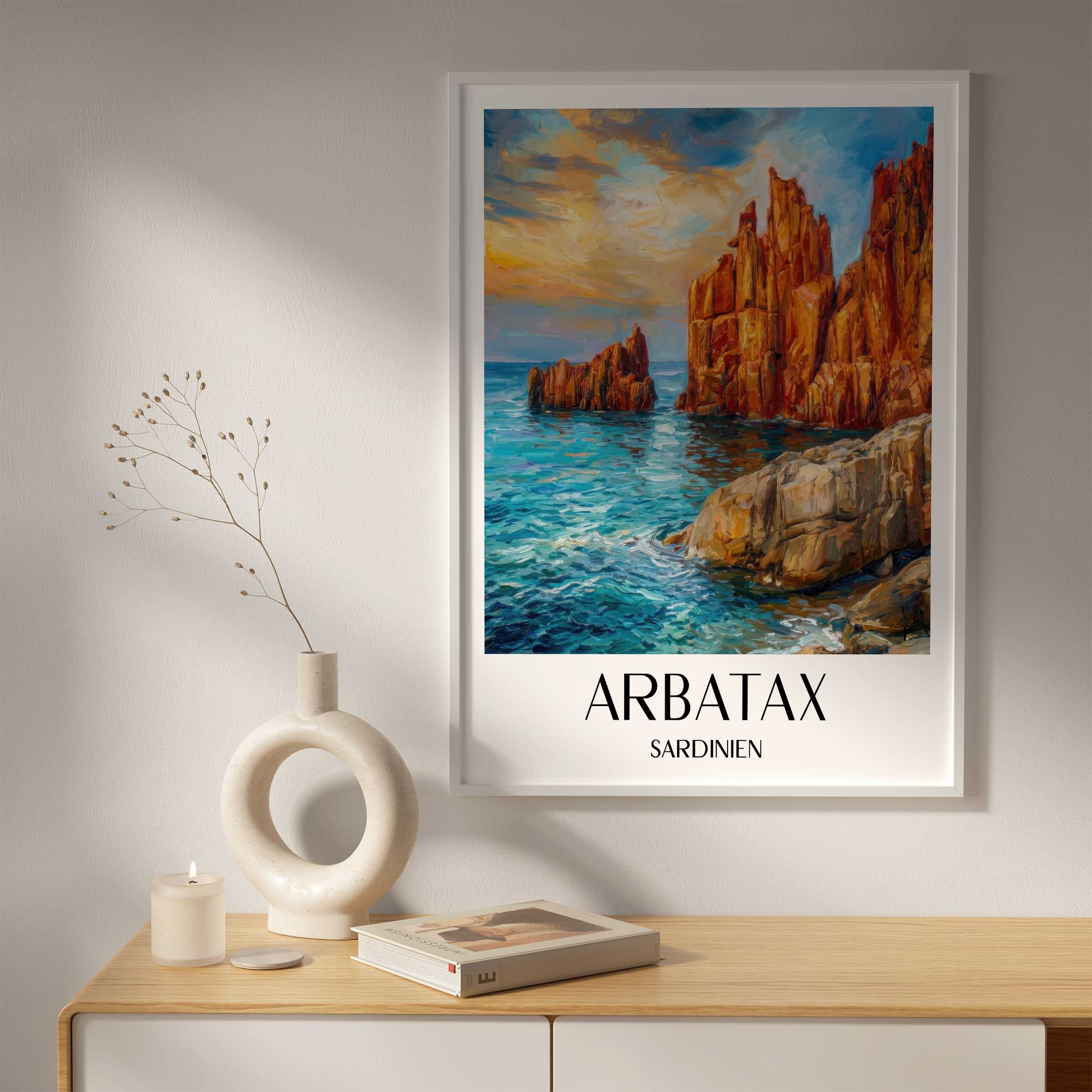 arbatax-sardinien-italien-poster-oil-painting-oelgemaelde